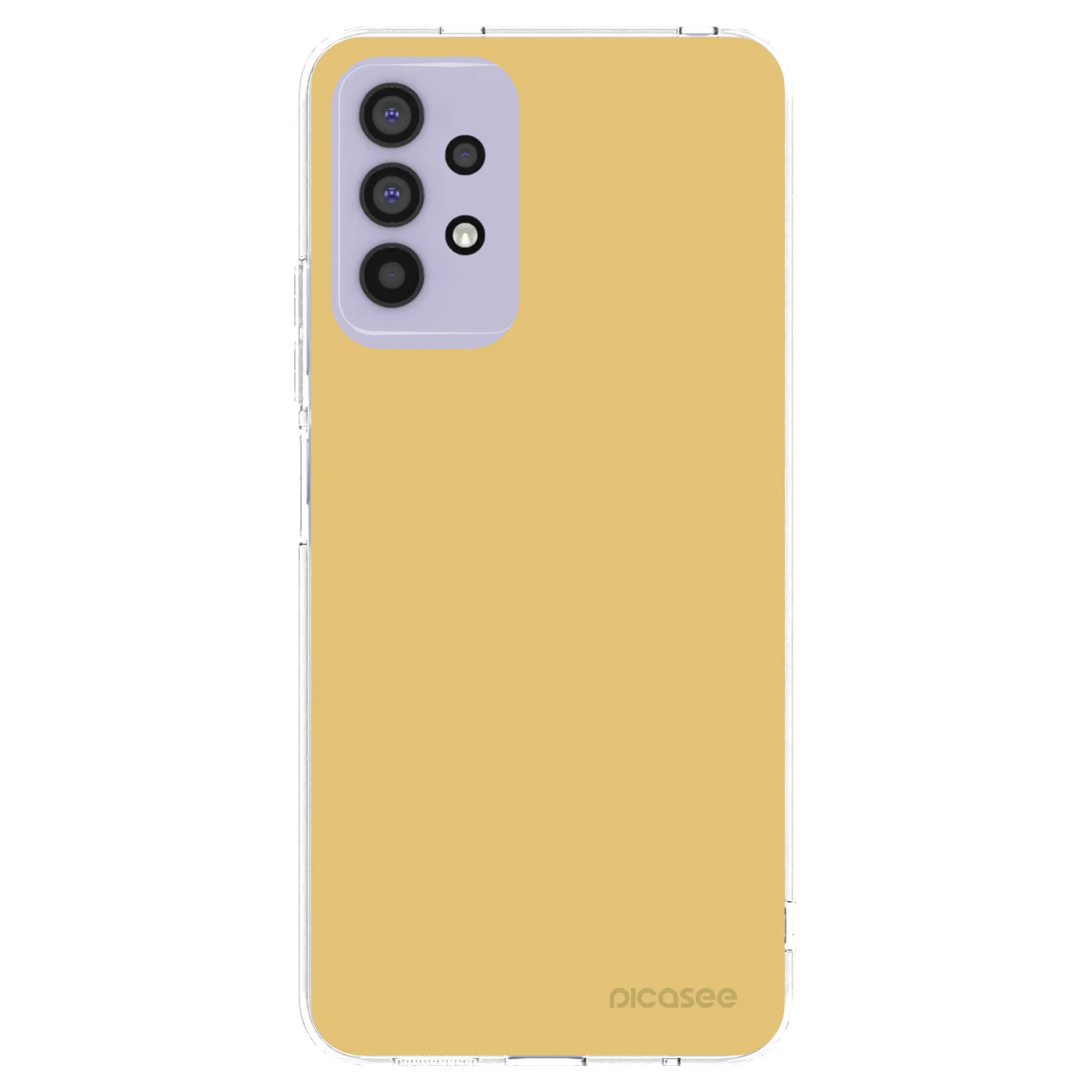 Picasee Samsung Galaxy A32 4G SM-A325F Hülle - Transparentes Silikon - Canary Crystal