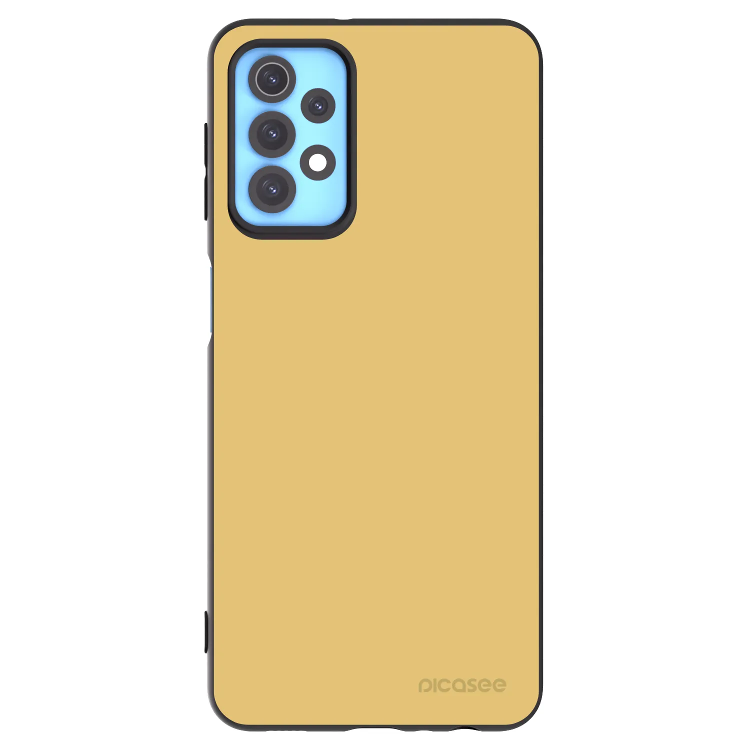 Picasee Samsung Galaxy A32 4G SM-A325F Hülle - Schwarzes Silikon - Canary Crystal