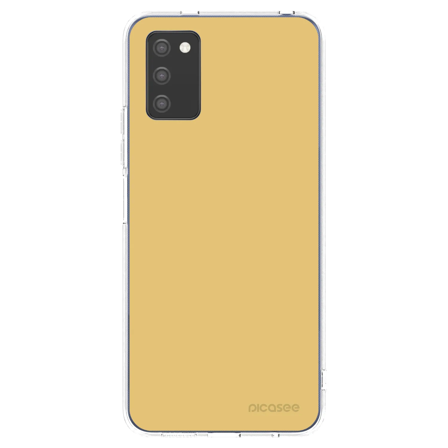 Picasee Samsung Galaxy A02s A025G Hülle - Transparentes Silikon - Canary Crystal