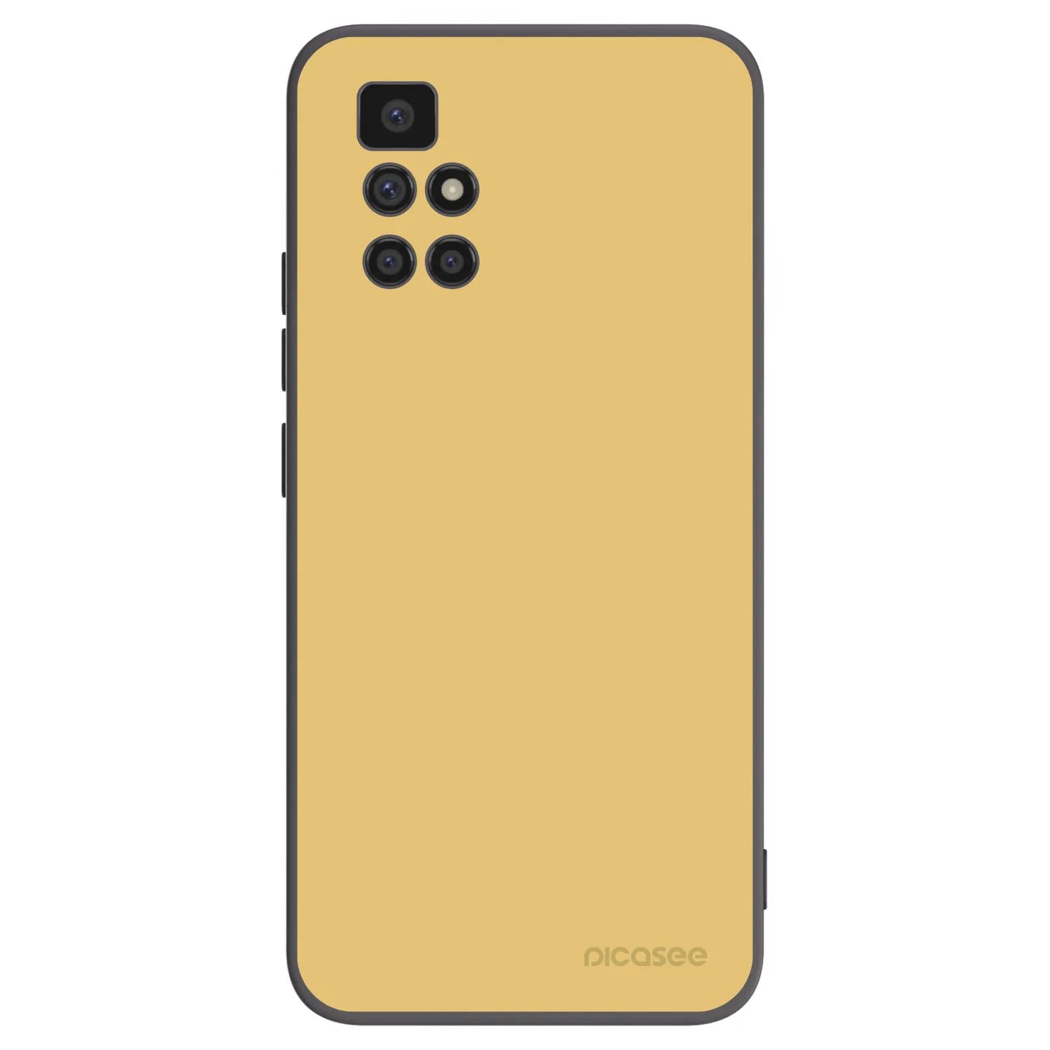 Picasee Xiaomi Redmi 10 Hülle - Schwarzes Silikon - Canary Crystal