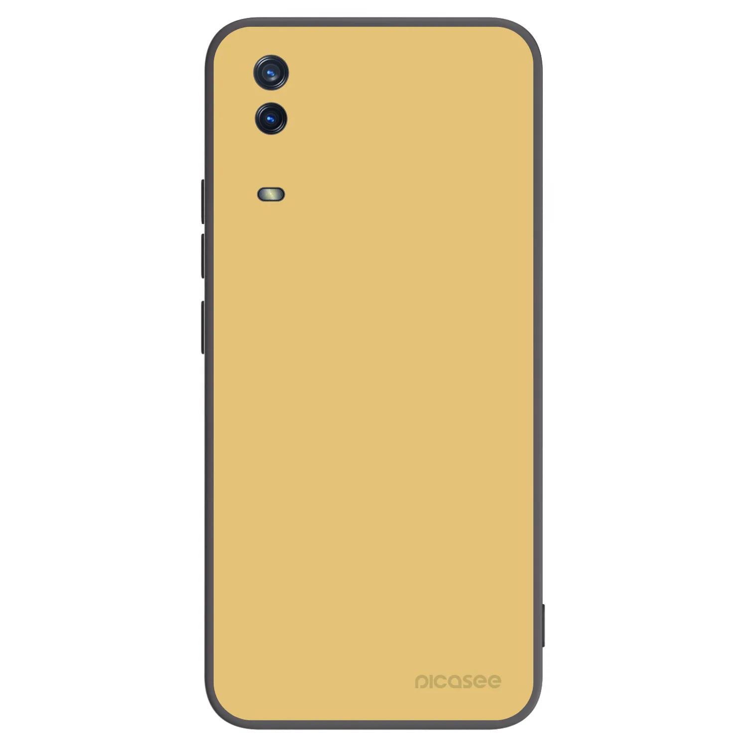 Picasee Vivo Y11s Hülle - Schwarzes Silikon - Canary Crystal