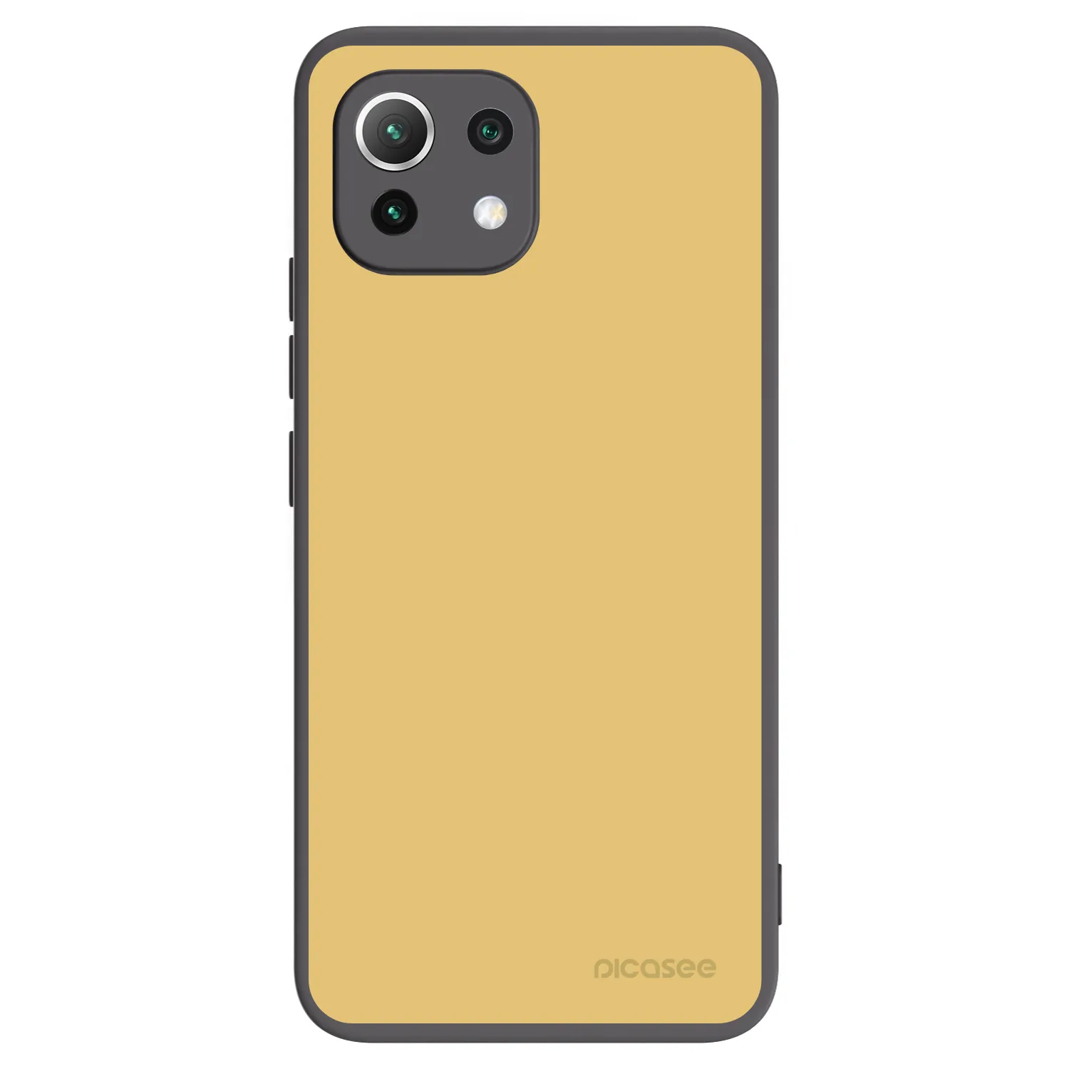 Picasee Xiaomi 11 Lite 5G NE Hülle - Schwarzes Silikon - Canary Crystal