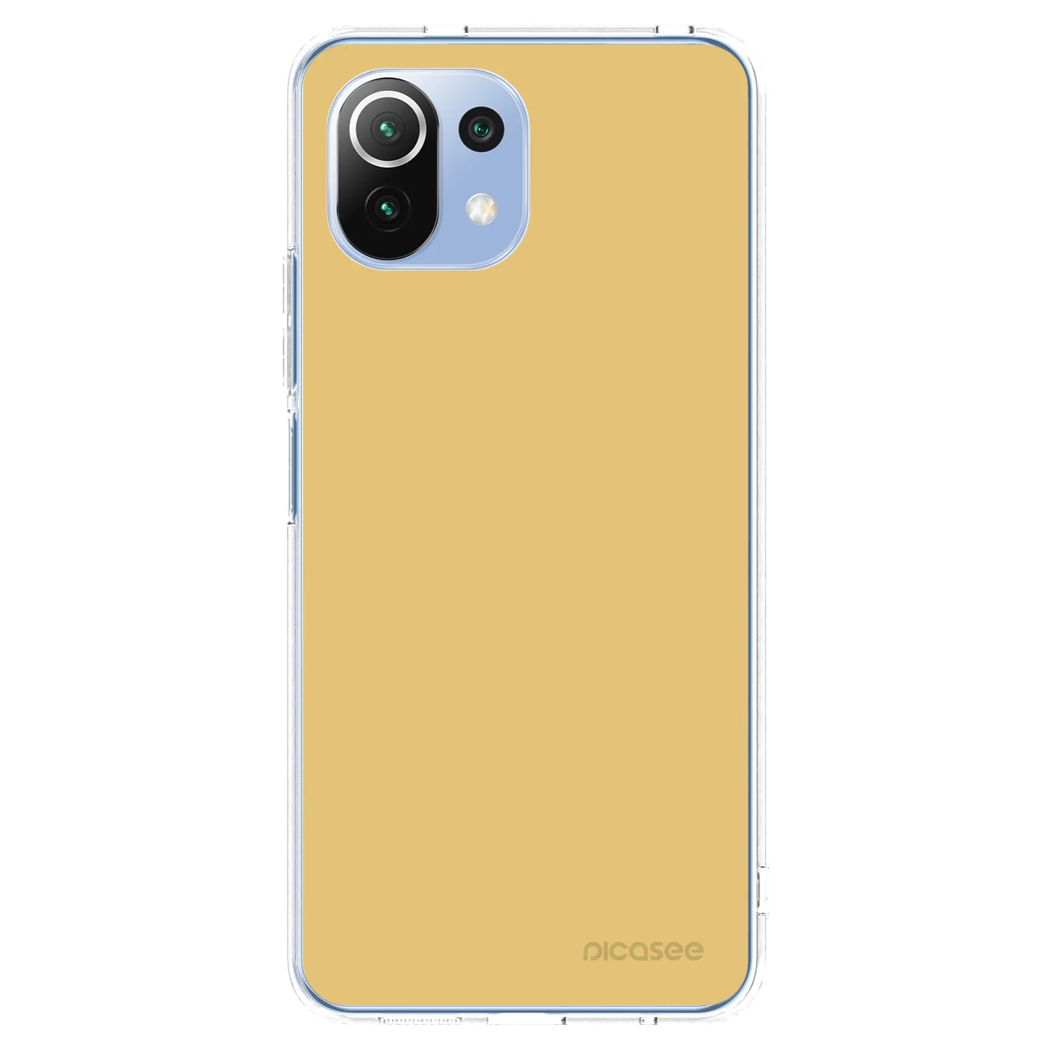 Picasee Xiaomi 11 Lite 5G NE Hülle - Transparentes Silikon - Canary Crystal