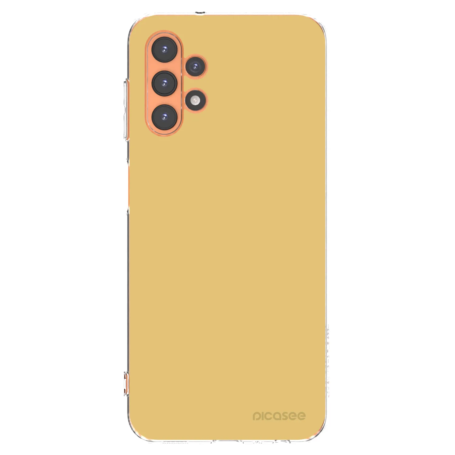 Picasee Samsung Galaxy A13 4G A135 Hülle - Transparentes Silikon - Canary Crystal