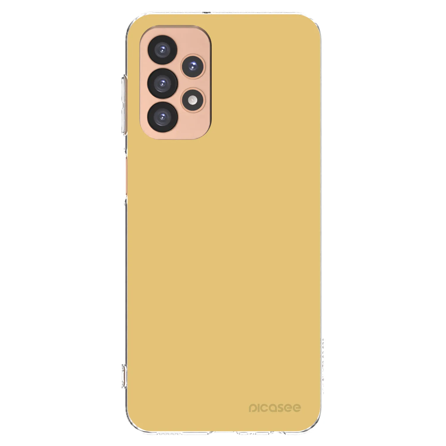 Picasee Samsung Galaxy A23 A236B 5G Hülle - Transparentes Silikon - Canary Crystal