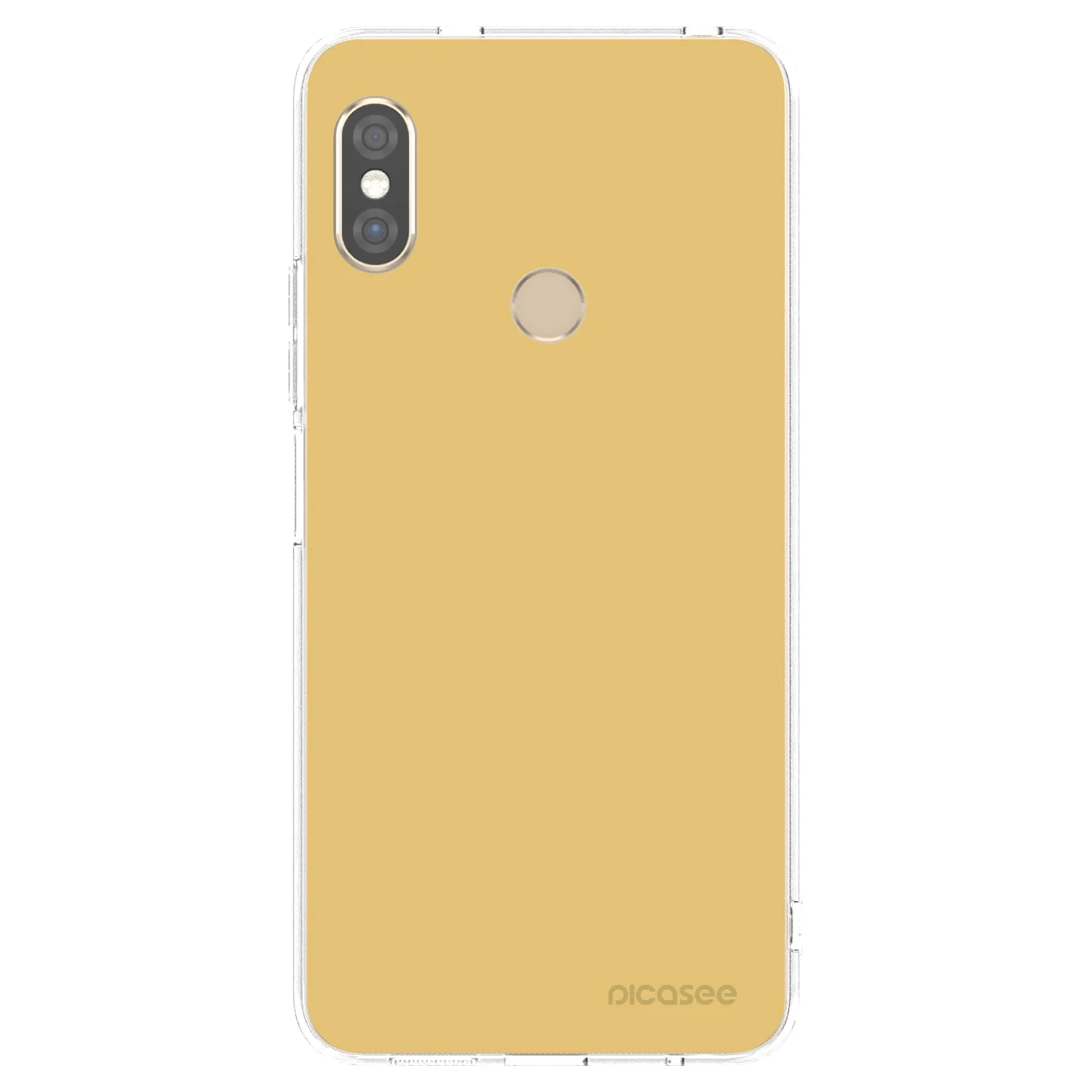 Picasee Xiaomi Redmi Note 5 Global Hülle - Transparentes Silikon - Canary Crystal
