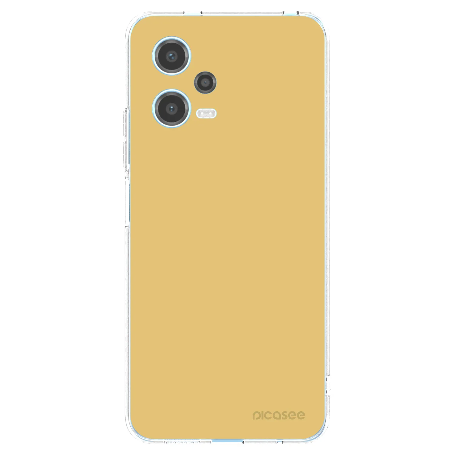 Picasee Xiaomi Redmi Note 12 5G Hülle - Transparentes Silikon - Canary Crystal