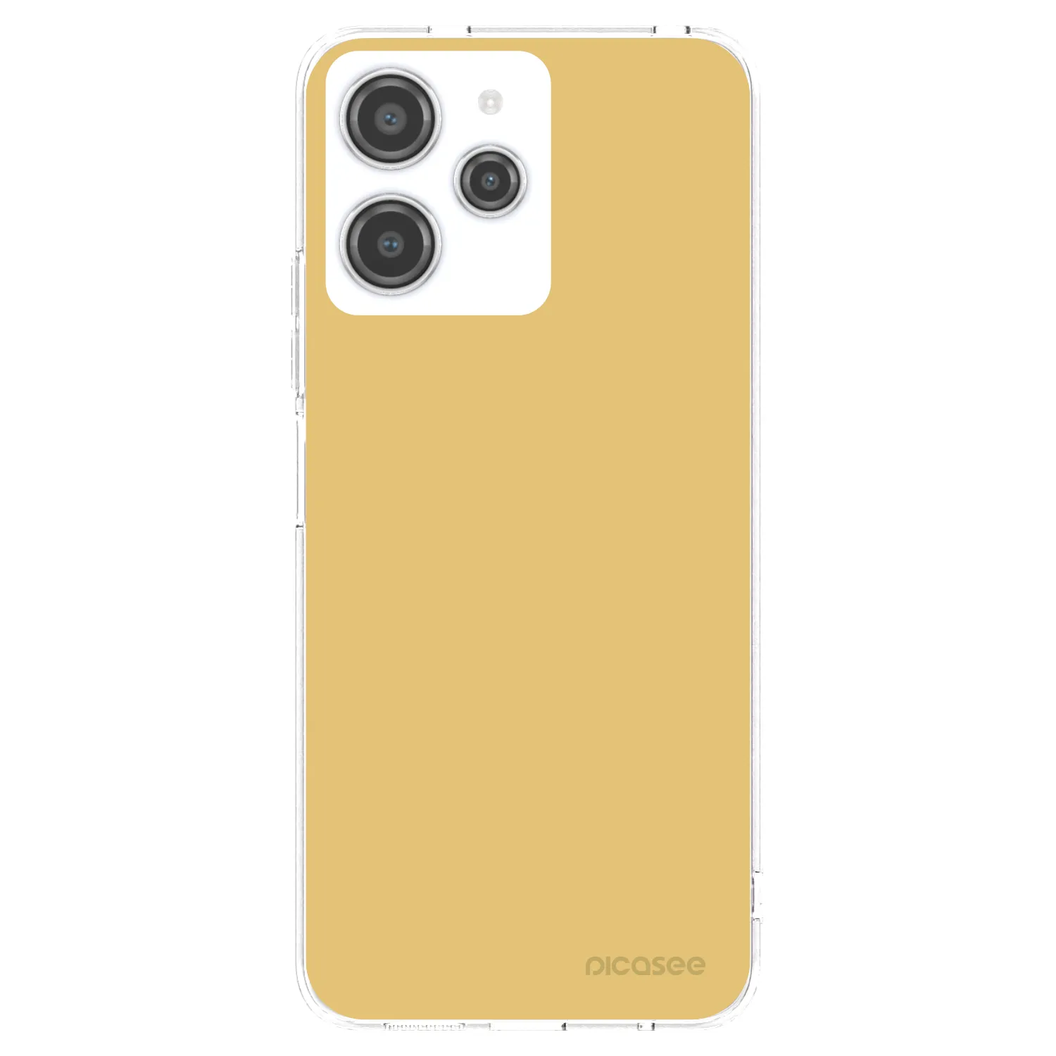 Picasee Xiaomi Redmi 12 4G Hülle - Transparentes Silikon - Canary Crystal