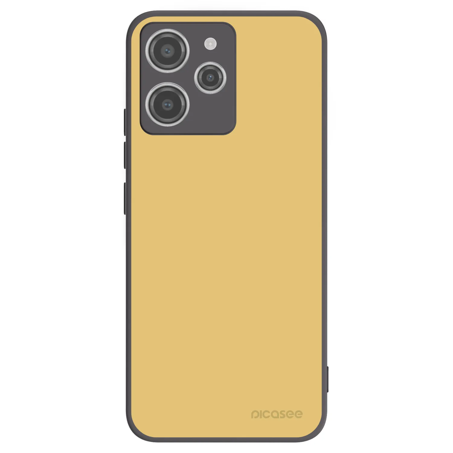 Picasee Xiaomi Redmi 12 4G Hülle - Schwarzes Silikon - Canary Crystal