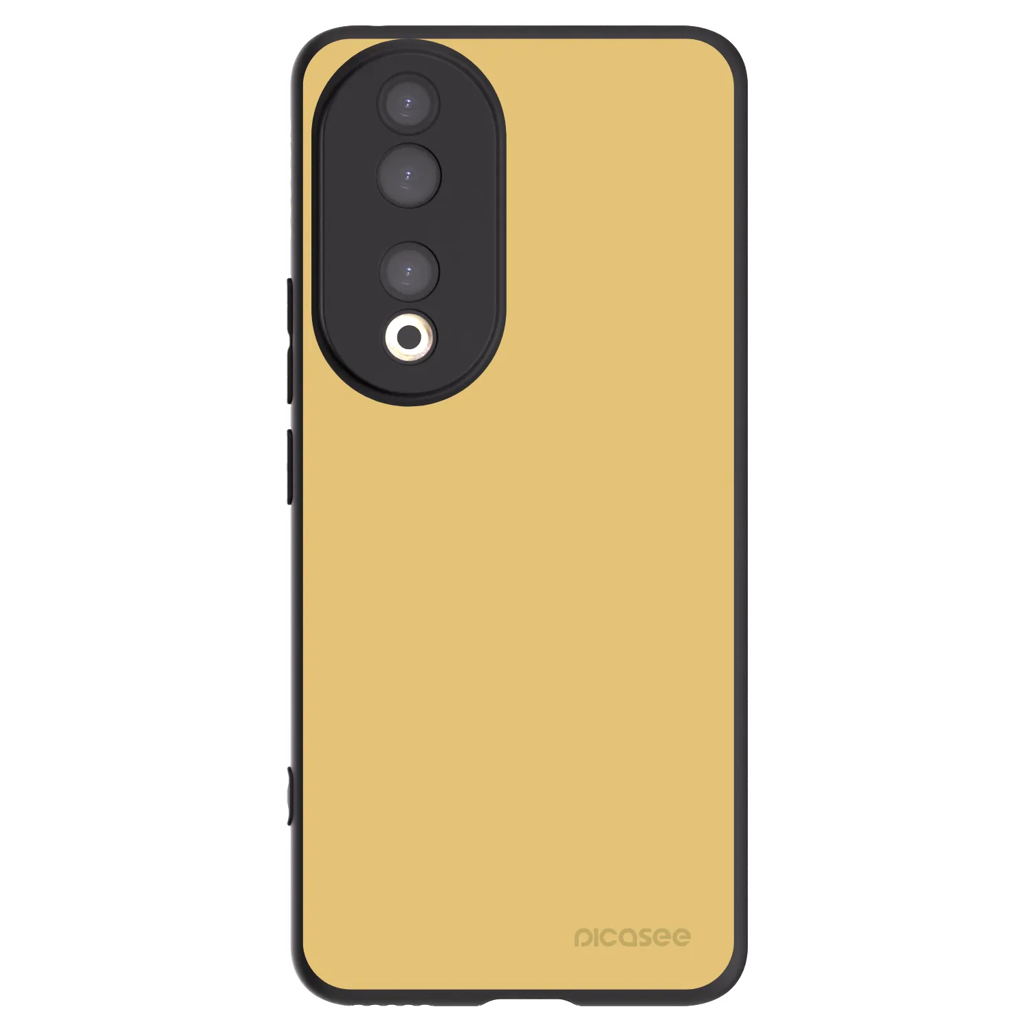 Picasee Honor 90 5G Hülle - Schwarzes Silikon - Canary Crystal
