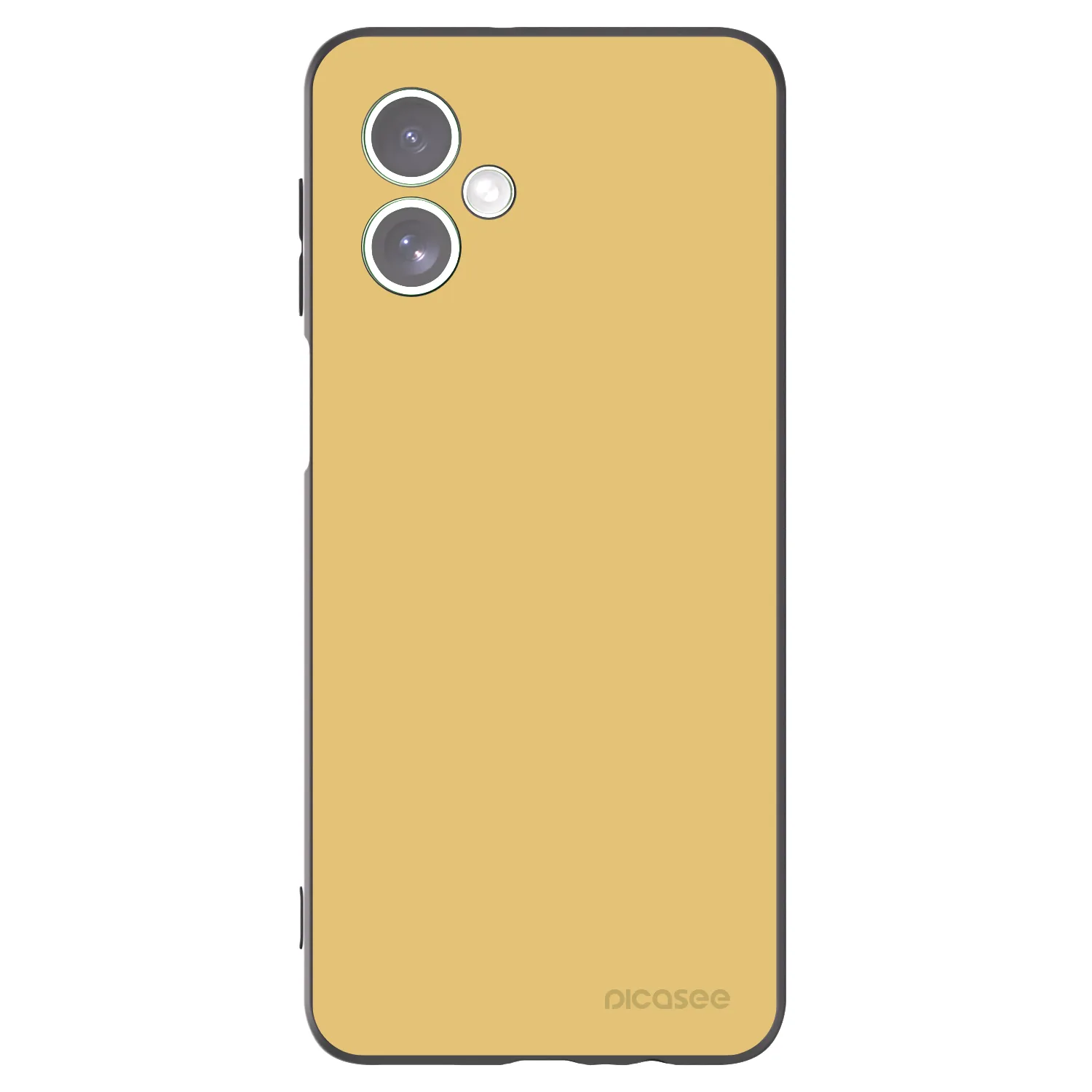 Picasee Motorola Moto G54 5G Hülle - Schwarzes Silikon - Canary Crystal