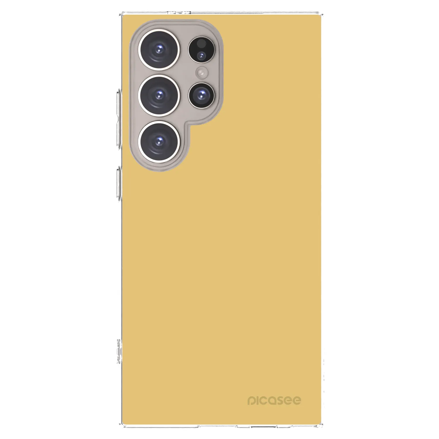 Picasee Samsung Galaxy S24 Ultra S928B 5G Hülle - Transparentes Silikon - Canary Crystal
