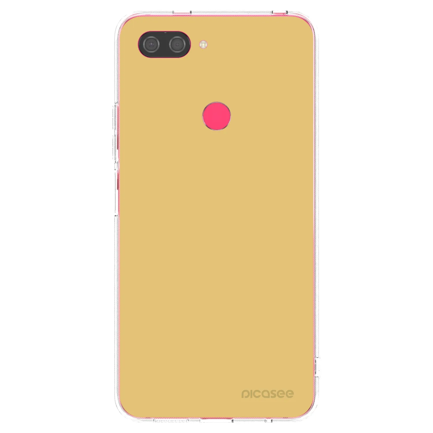 Picasee Xiaomi Mi 8 Lite Hülle - Transparentes Silikon - Canary Crystal