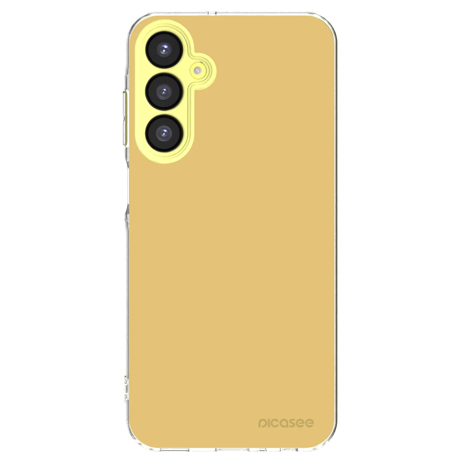 Picasee Samsung Galaxy A25 A256B 5G Hülle - Transparentes Silikon - Canary Crystal