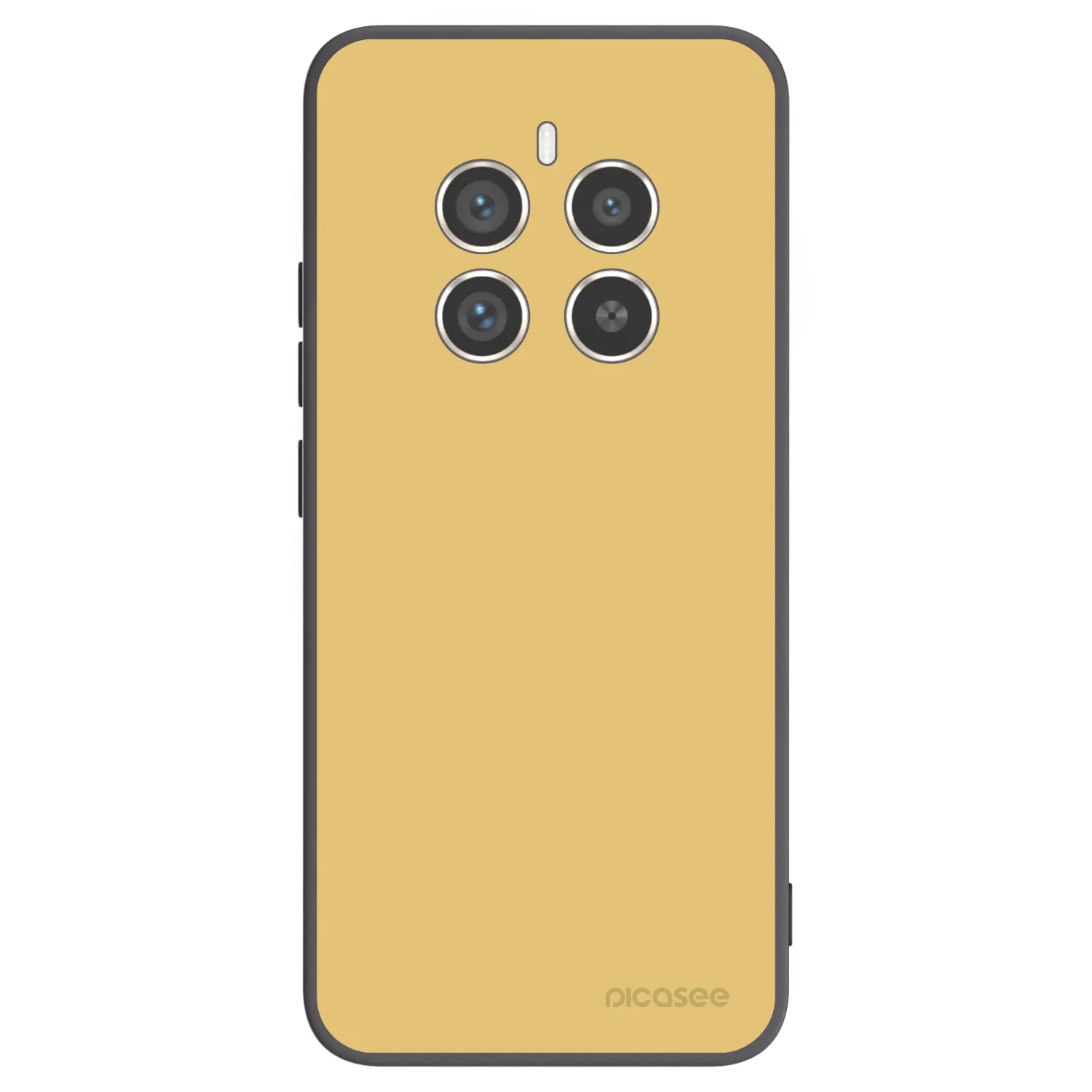 Picasee Realme 12 Pro 5G Hülle - Schwarzes Silikon - Canary Crystal