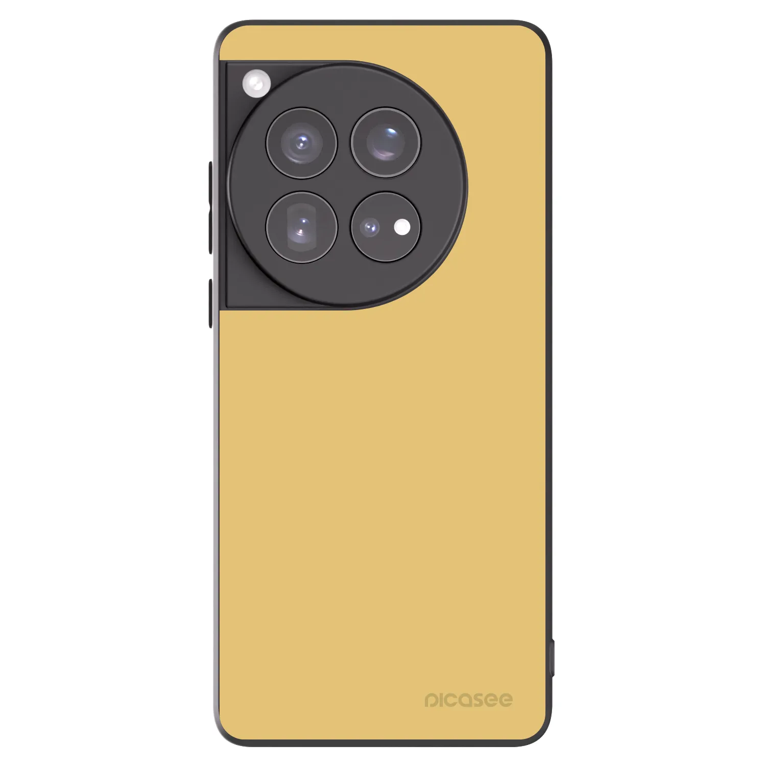 Picasee OnePlus 12 5G Hülle - Schwarzes Silikon - Canary Crystal