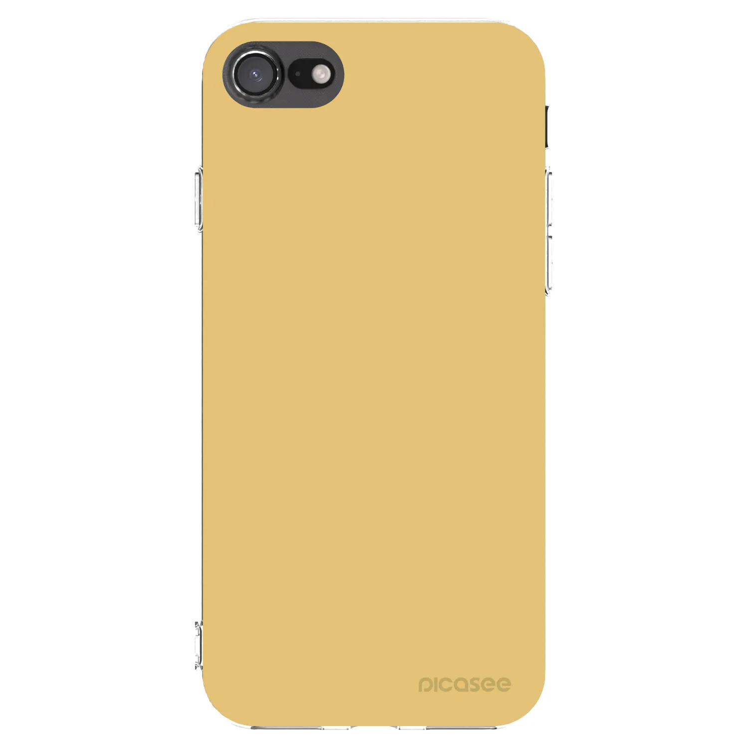 Picasee Apple iPhone 7 Hülle - Transparentes Silikon - Canary Crystal