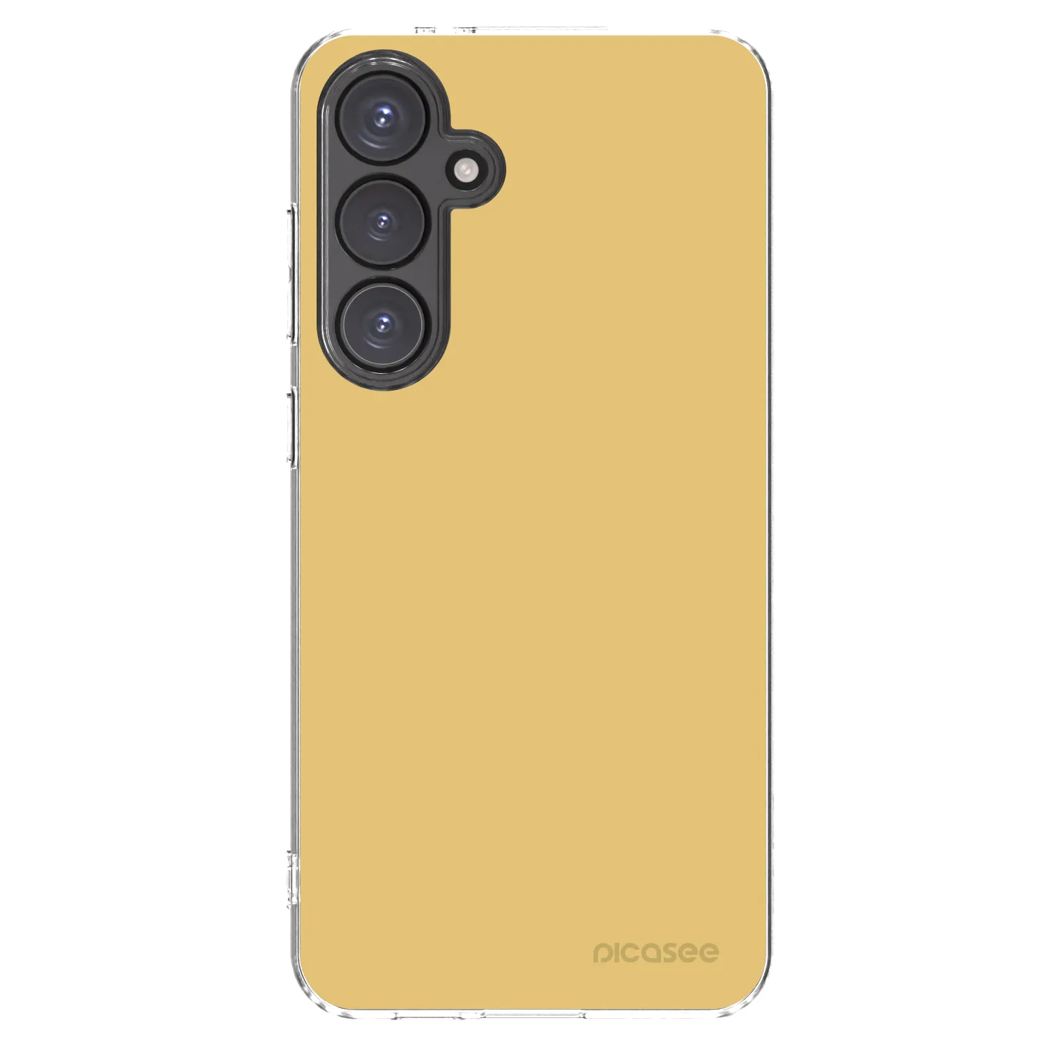 Picasee Samsung Galaxy S24 FE S721B Hülle - Transparentes Silikon - Canary Crystal