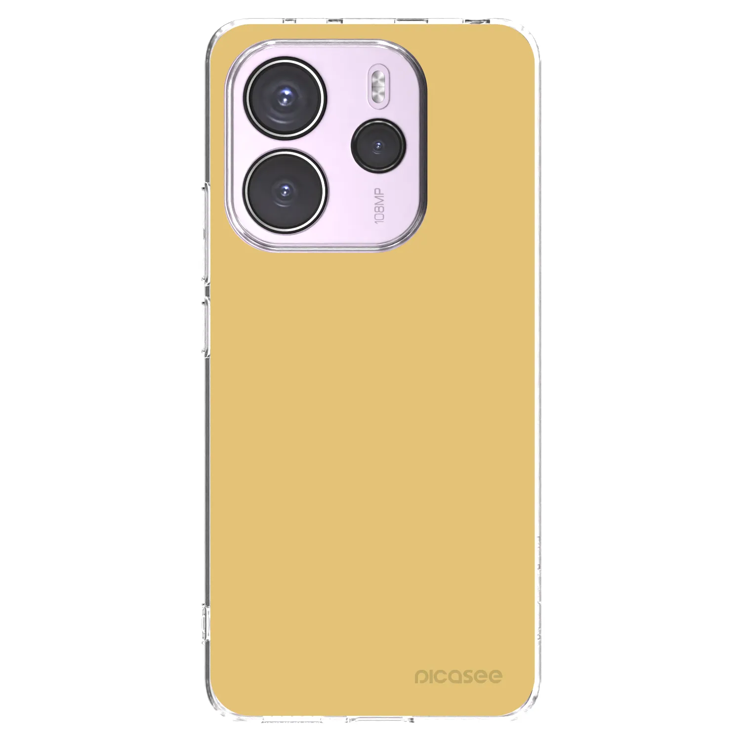 Picasee Xiaomi Redmi Note 14 4G Hülle - Transparentes Silikon - Canary Crystal