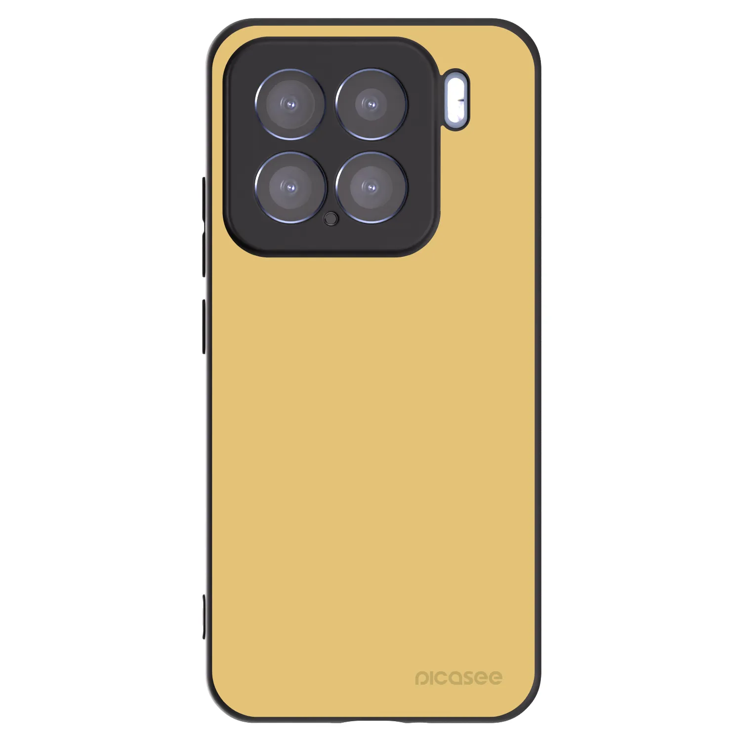 Picasee Xiaomi 15 Hülle - Schwarzes Silikon - Canary Crystal