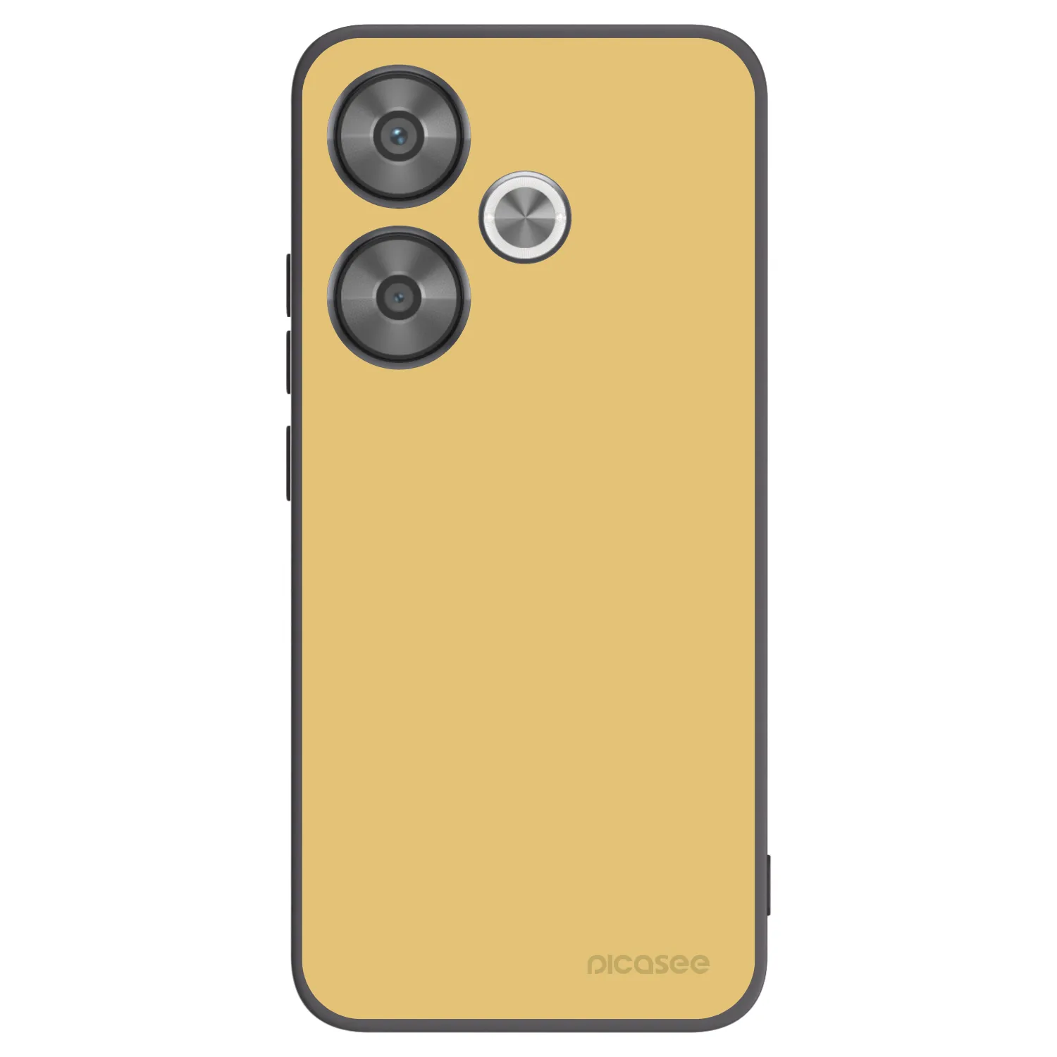 Picasee Xiaomi Poco F6 Hülle - Schwarzes Silikon - Canary Crystal