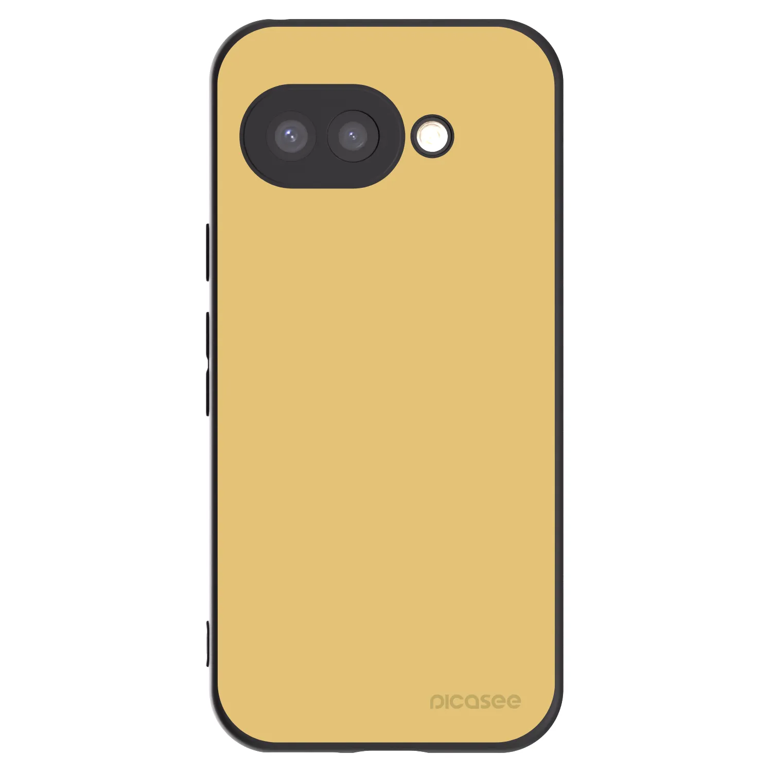Picasee Google Pixel 9a Hülle - Schwarzes Silikon - Canary Crystal