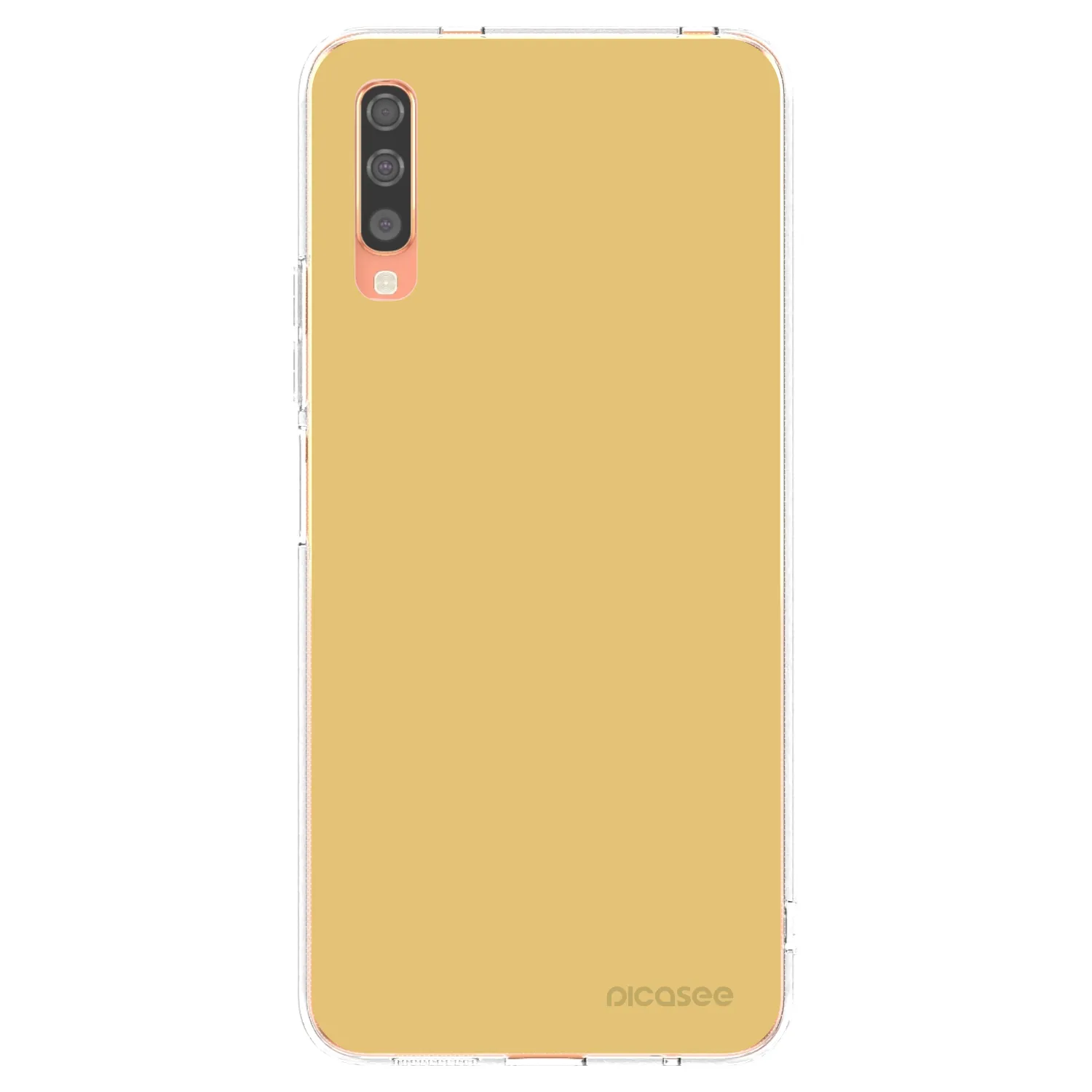 Picasee Samsung Galaxy A70 A705F Hülle - Transparentes Silikon - Canary Crystal