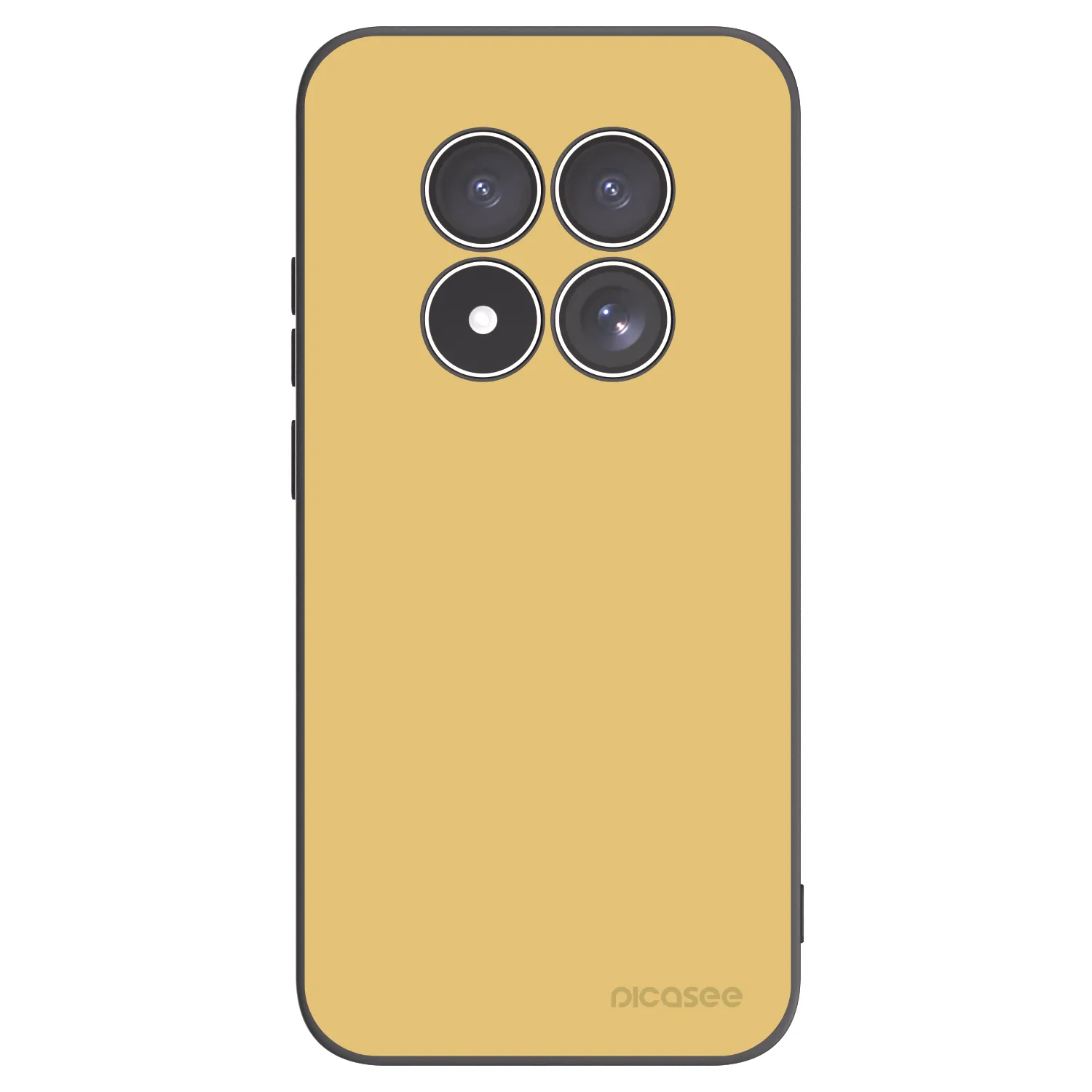 Picasee Xiaomi Redmi Note 15 Pro 4G Hülle - Schwarzes Silikon - Canary Crystal