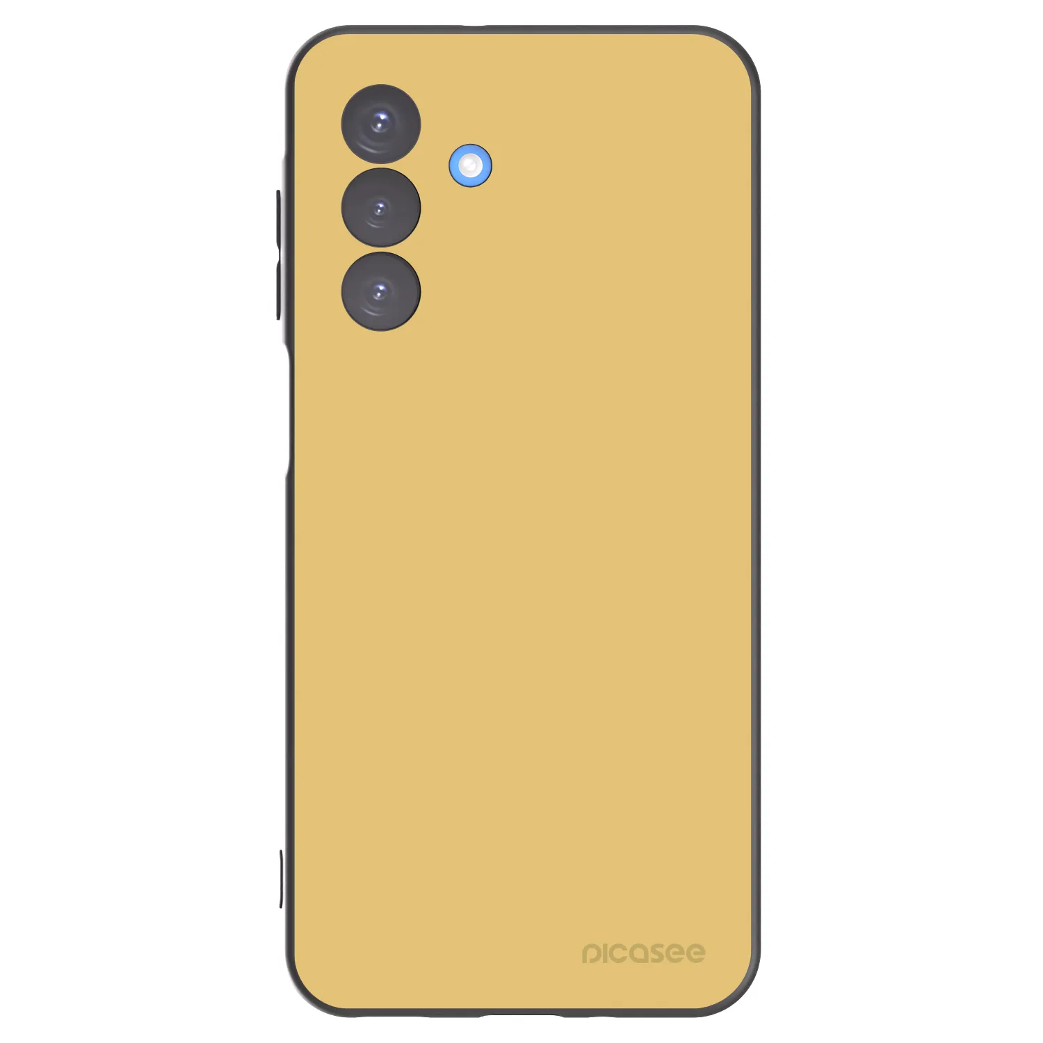 Picasee Samsung Galaxy A17 5G Hülle - Schwarzes Silikon - Canary Crystal