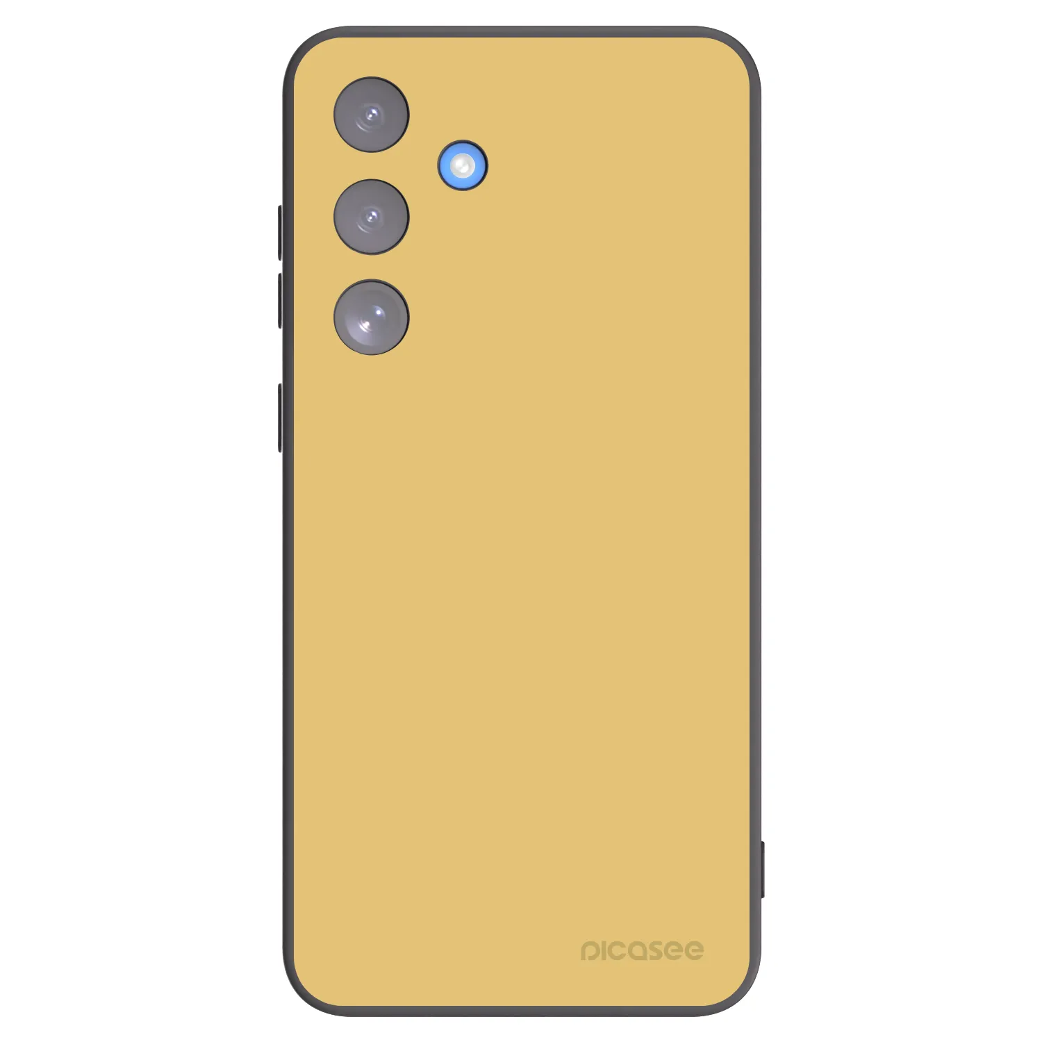 Picasee Samsung Galaxy S25 FE 5G Hülle - Schwarzes Silikon - Canary Crystal