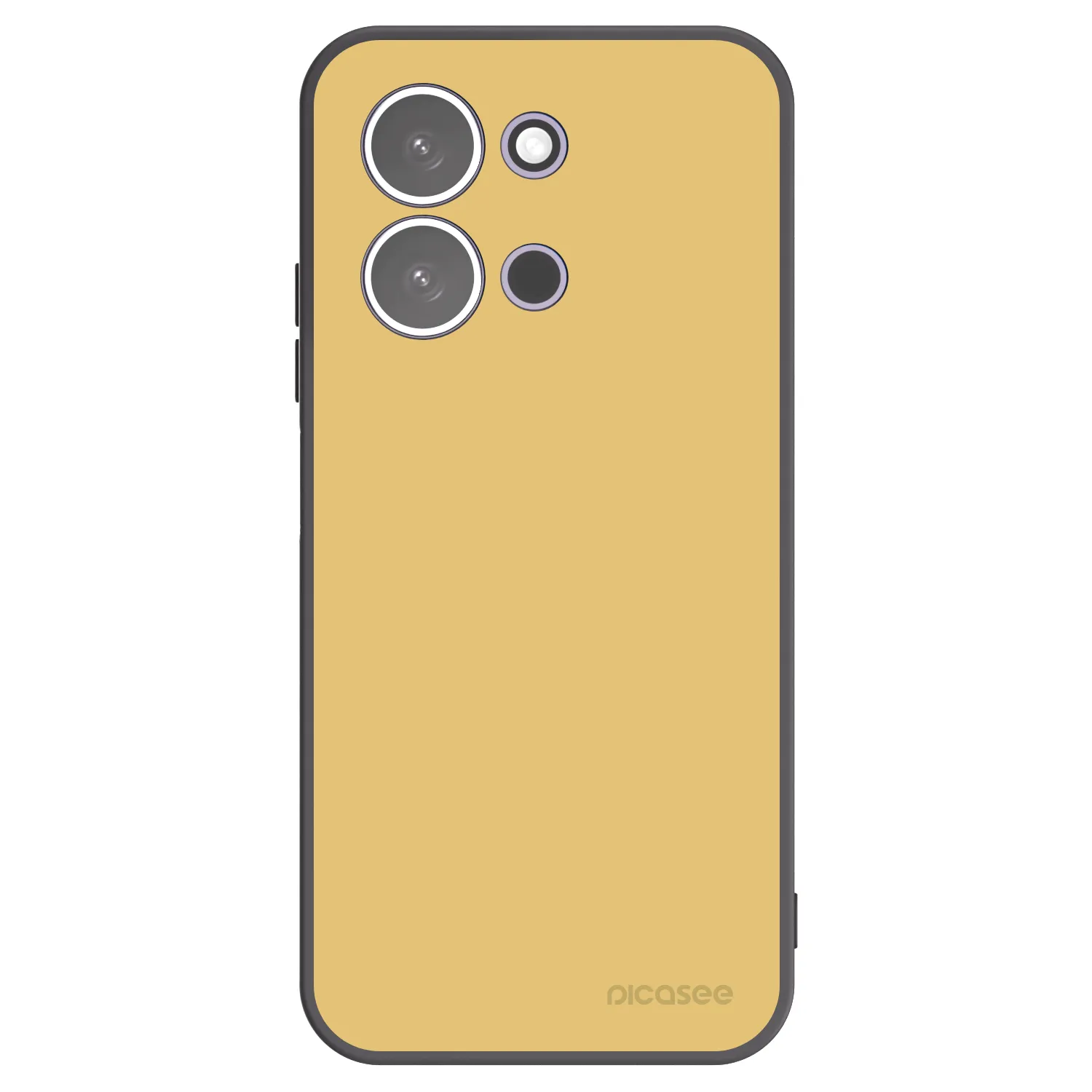 Picasee Xiaomi Redmi 15C 5G Hülle - Schwarzes Silikon - Canary Crystal