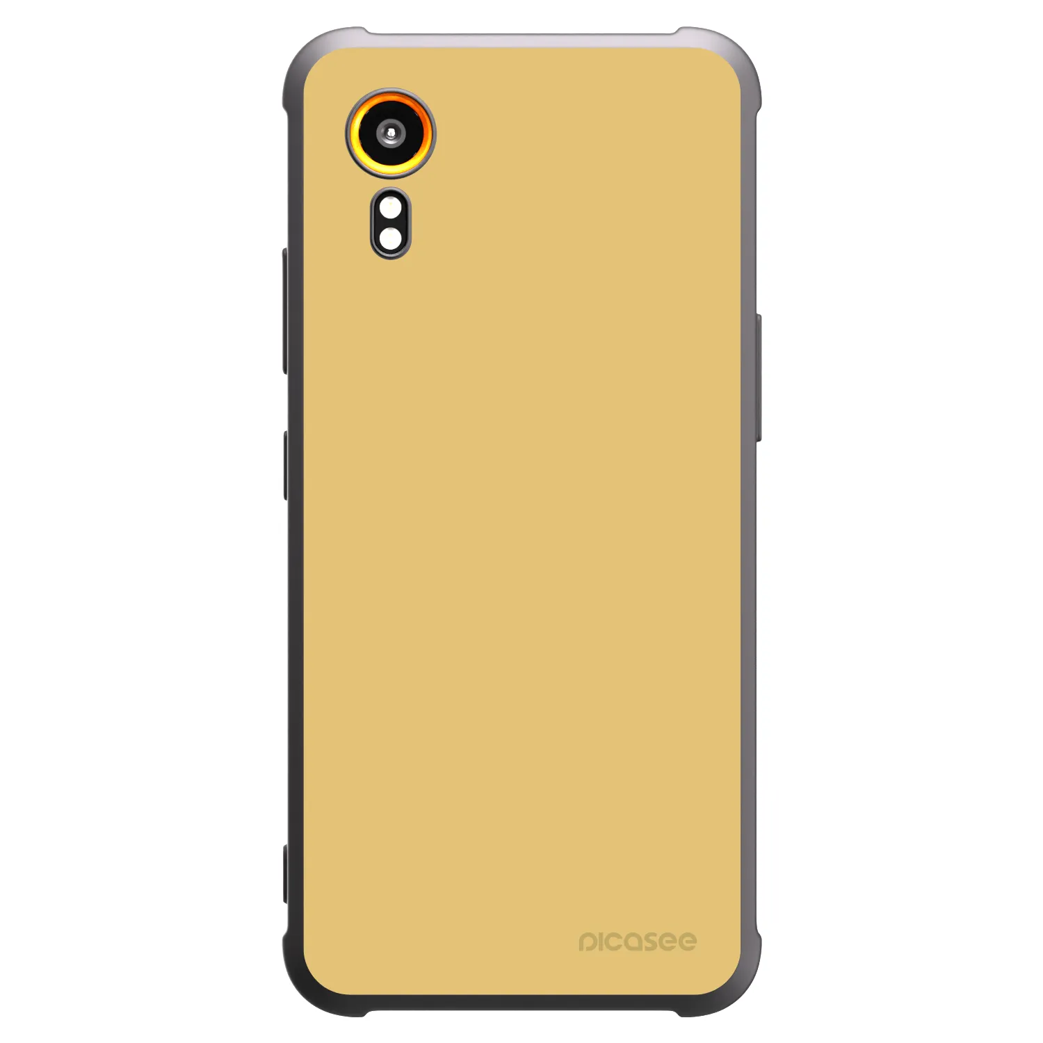Picasee Samsung Galaxy Xcover 7 Hülle - Schwarzes Silikon - Canary Crystal