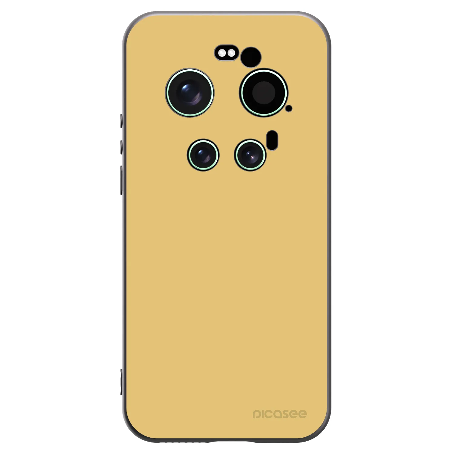 Picasee Xiaomi 17 Ultra Hülle - Schwarzes Silikon - Canary Crystal