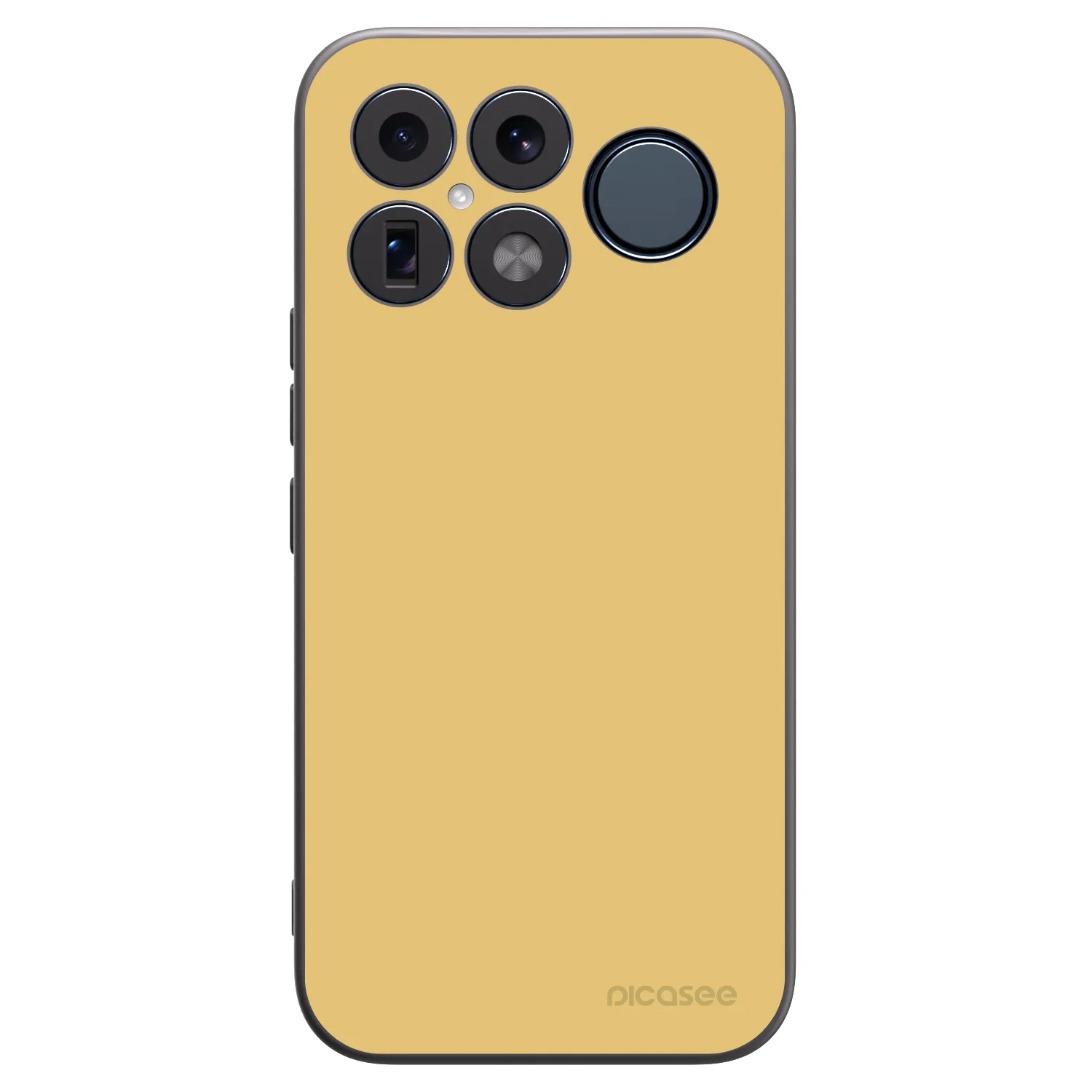 Picasee Xiaomi Poco F8 Ultra Hülle - Schwarzes Silikon - Canary Crystal
