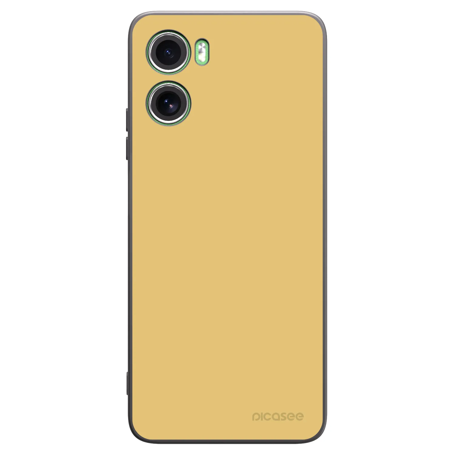 Picasee Motorola Moto G06 Hülle - Schwarzes Silikon - Canary Crystal