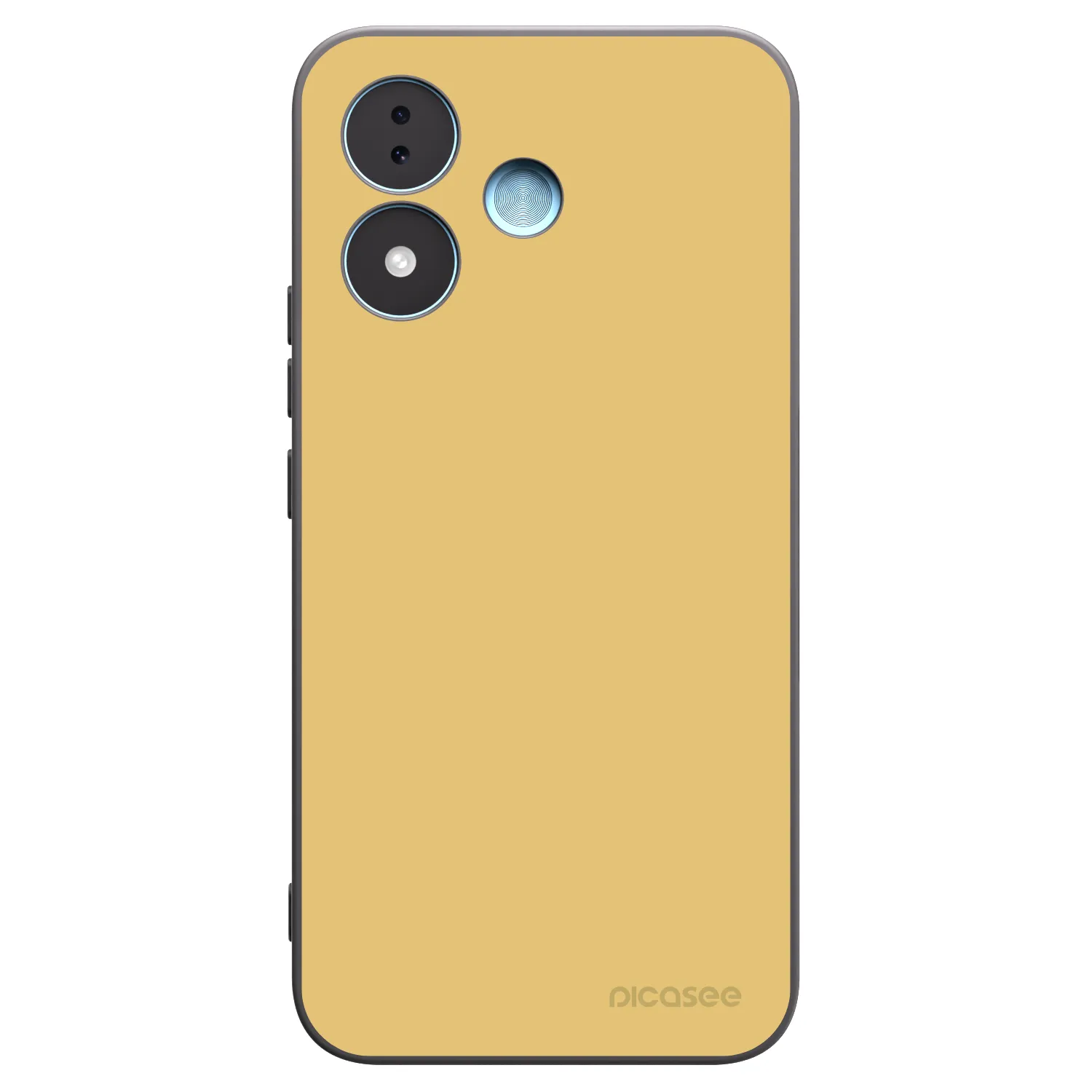 Picasee Xiaomi Redmi Note 17 5G Hülle - Schwarzes Silikon - Canary Crystal