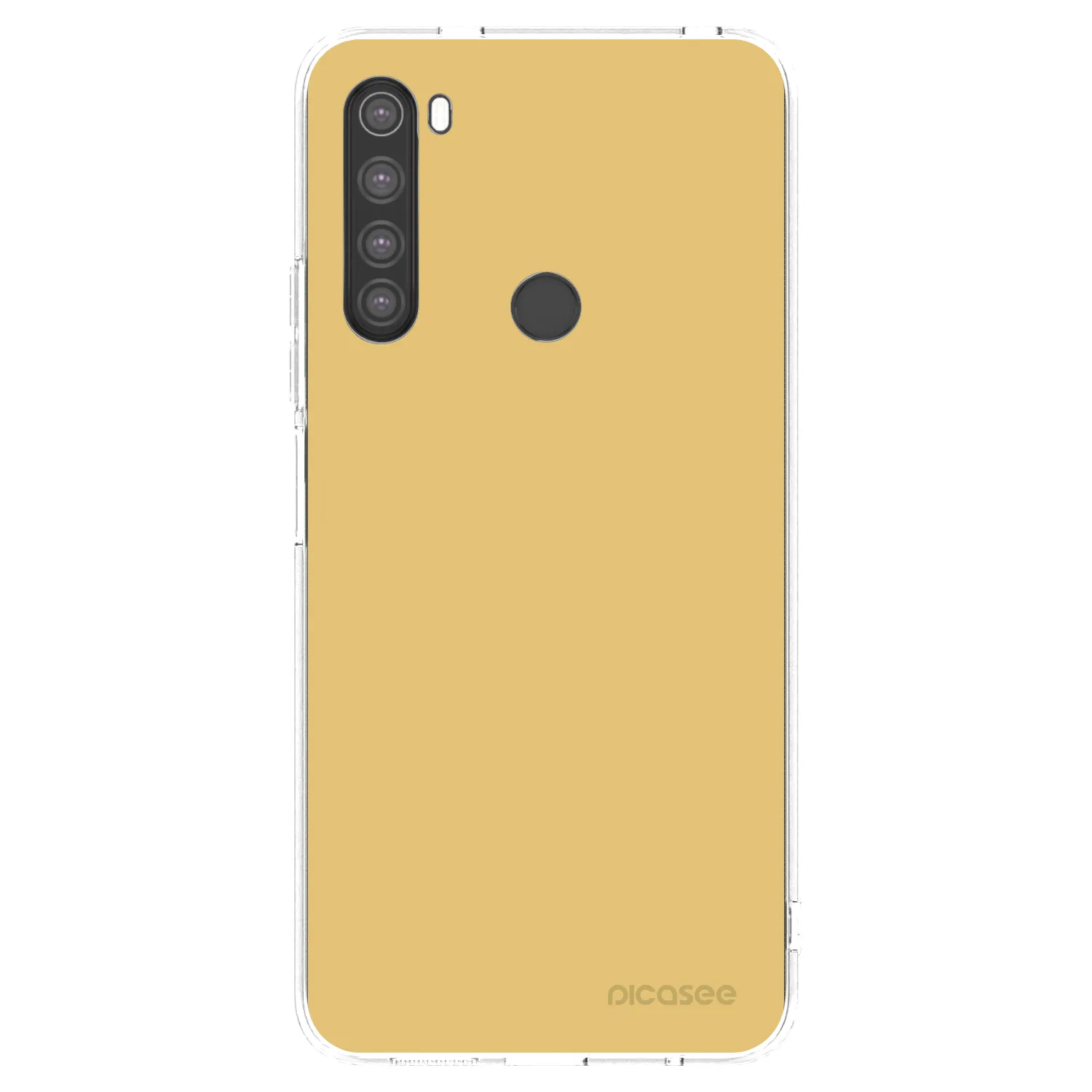 Picasee Xiaomi Redmi Note 8 Hülle - Transparentes Silikon - Canary Crystal