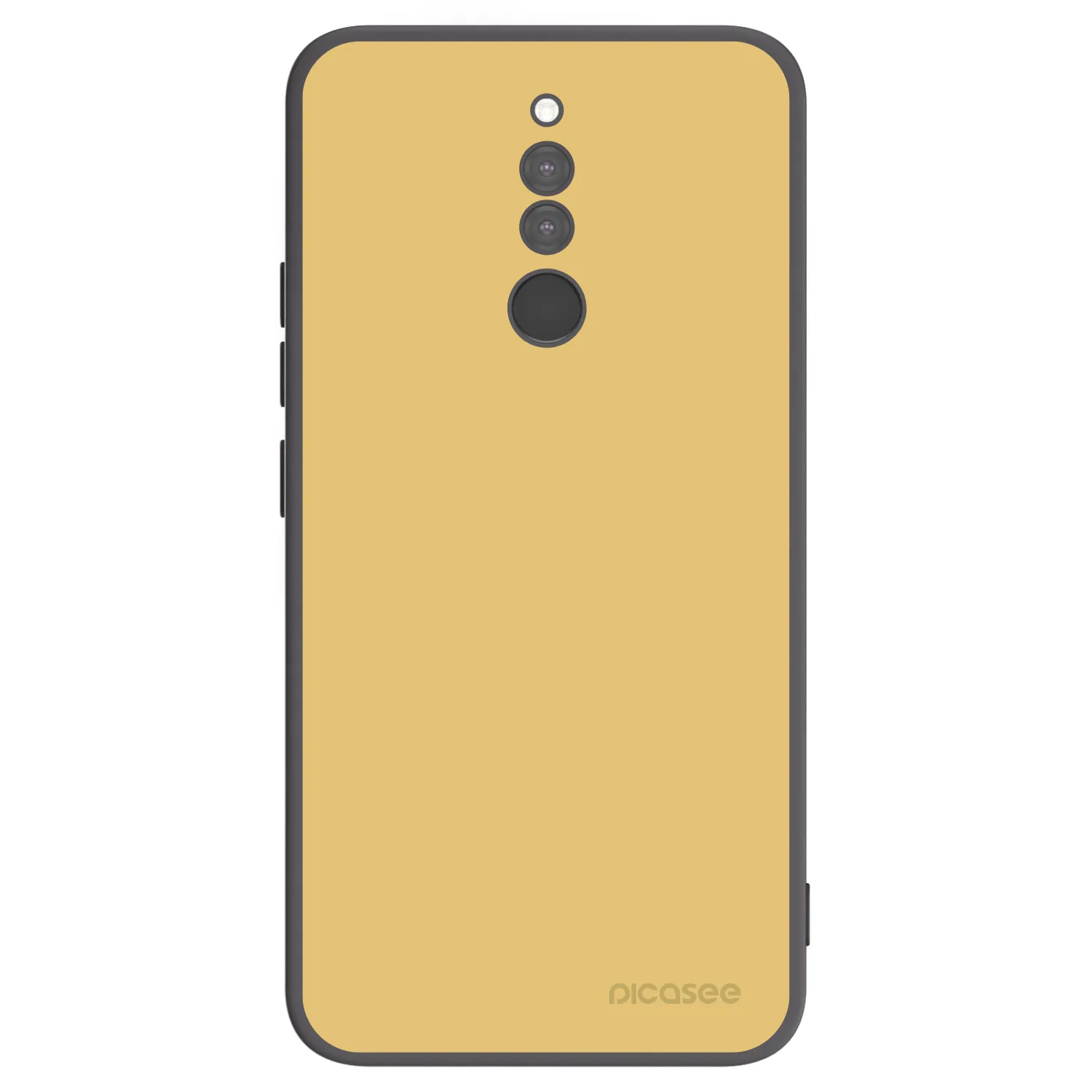 Picasee Xiaomi Redmi 8 Hülle - Schwarzes Silikon - Canary Crystal
