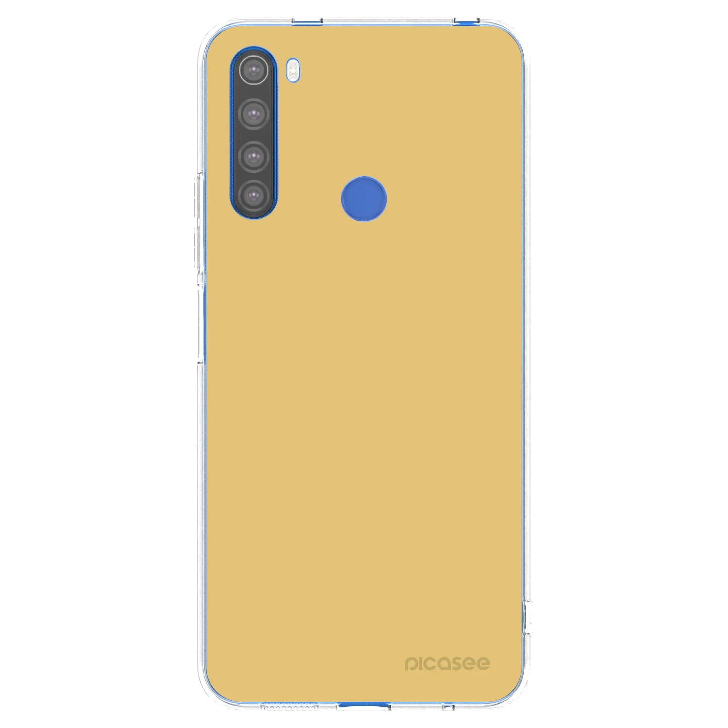 Picasee Xiaomi Redmi Note 8T Hülle - Transparentes Silikon - Canary Crystal