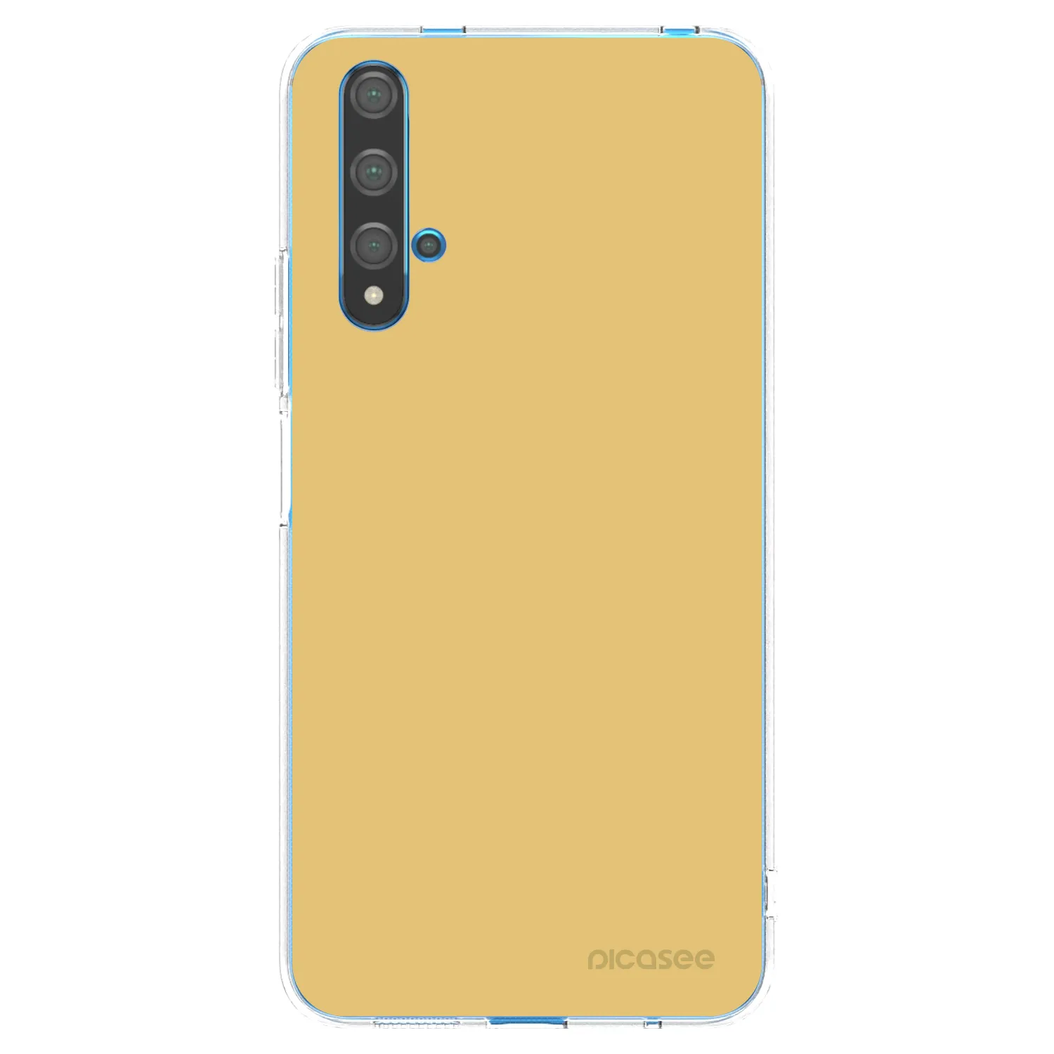 Picasee Huawei Nova 5T Hülle - Transparentes Silikon - Canary Crystal