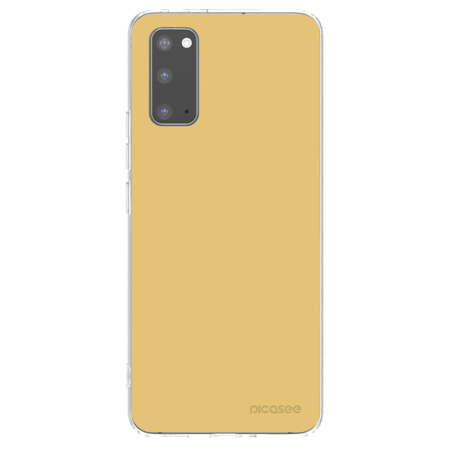 Picasee Samsung Galaxy S20 G980F Hülle - Transparentes Silikon - Canary Crystal