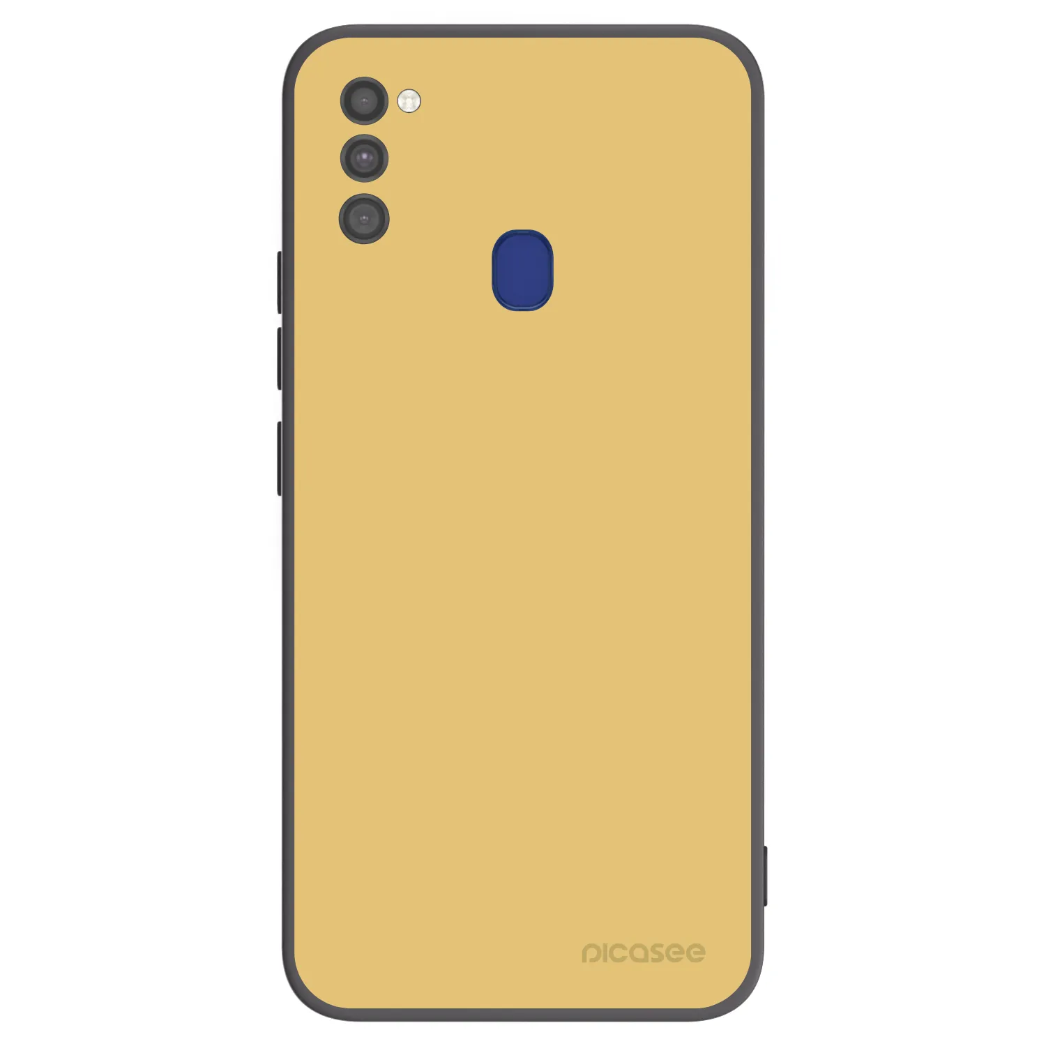 Picasee Samsung Galaxy M21 M215F Hülle - Schwarzes Silikon - Canary Crystal