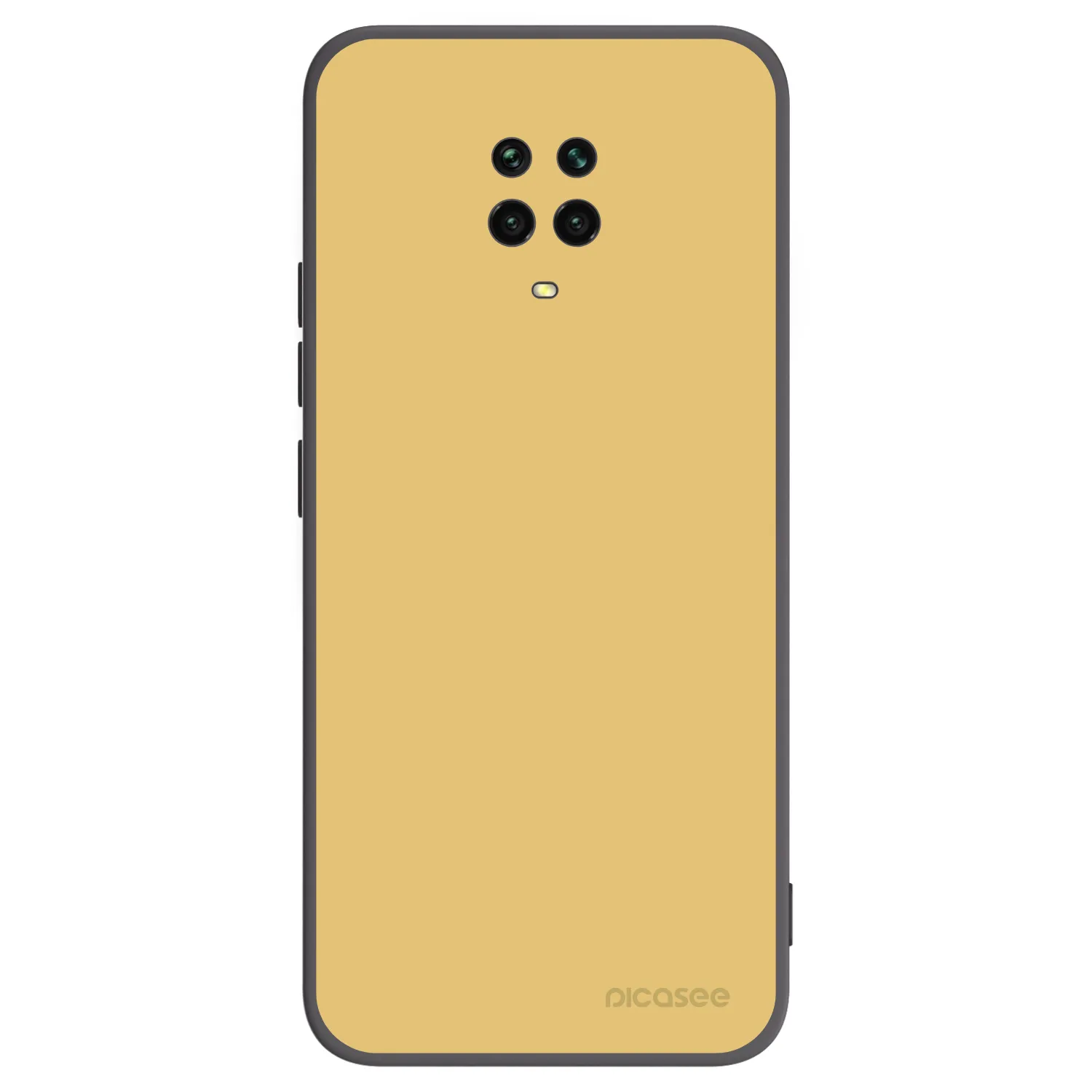 Picasee Xiaomi Redmi Note 9S Hülle - Schwarzes Silikon - Canary Crystal