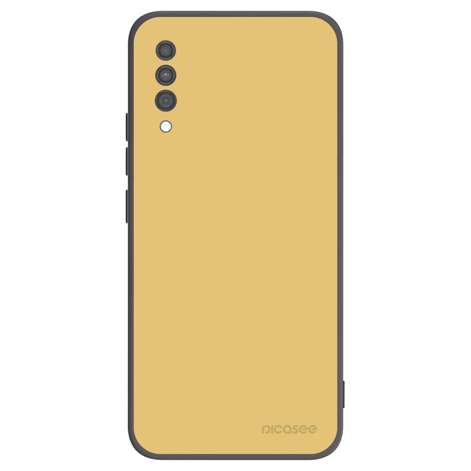 Picasee Samsung Galaxy A30s A307F Hülle - Schwarzes Silikon - Canary Crystal