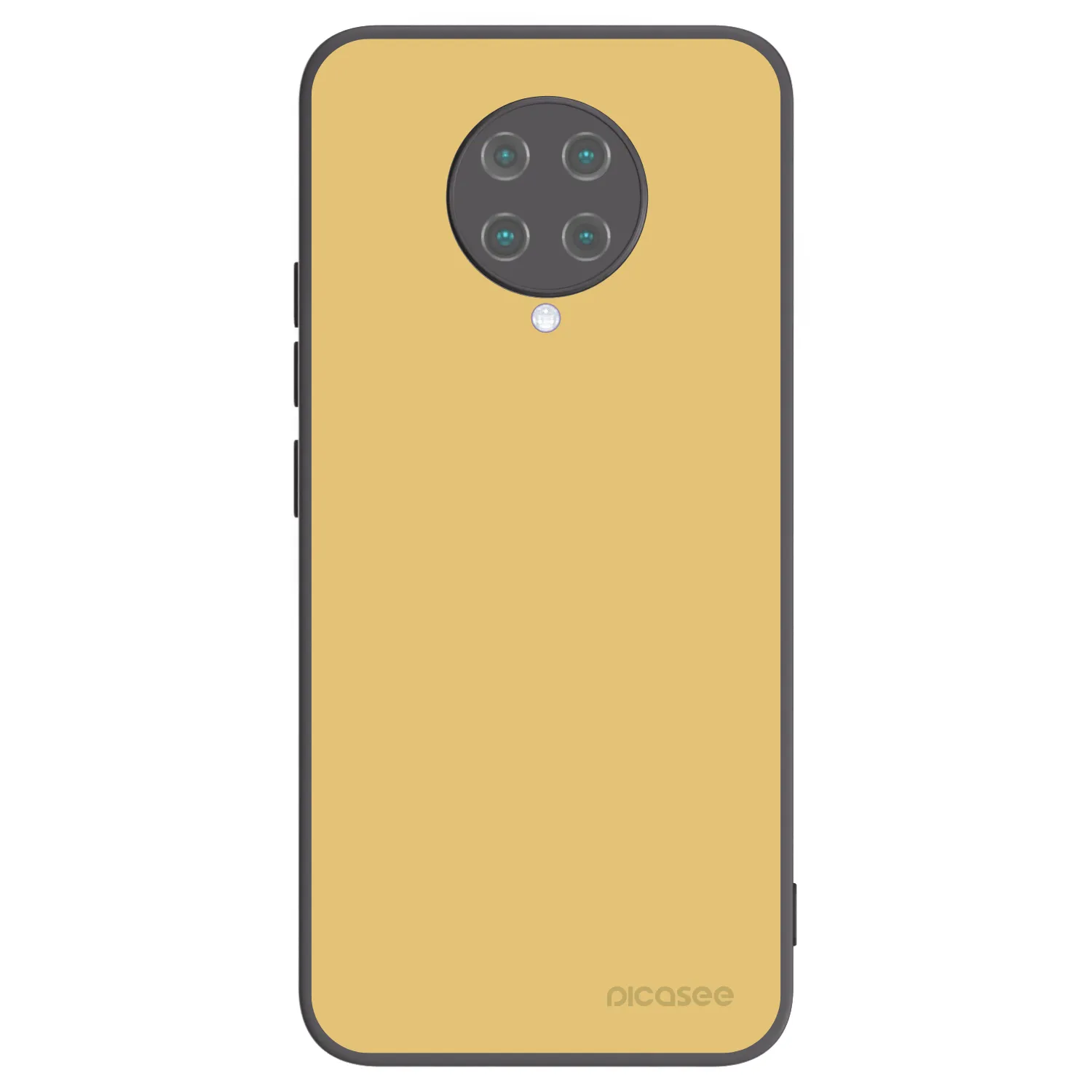 Picasee Xiaomi Poco F2 Pro Hülle - Schwarzes Silikon - Canary Crystal
