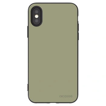 Picasee Apple iPhone X/XS Hülle - Schwarzes Silikon - Dewy Dawn