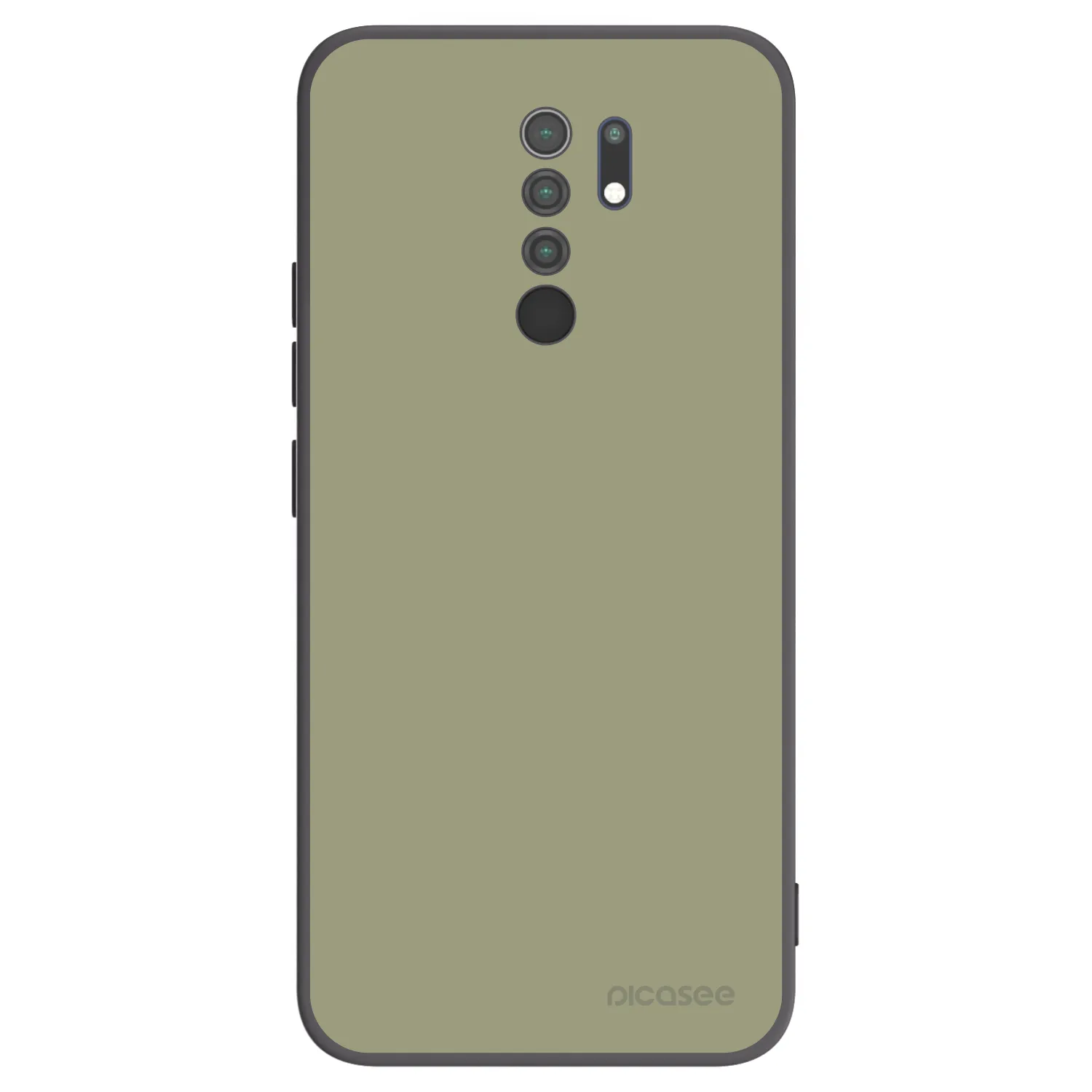Picasee Xiaomi Redmi 9 Hülle - Schwarzes Silikon - Dewy Dawn