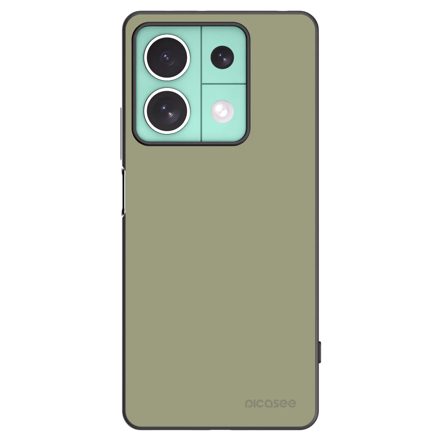 Picasee Xiaomi Redmi Note 13 5G Hülle - Schwarzes Silikon - Dewy Dawn