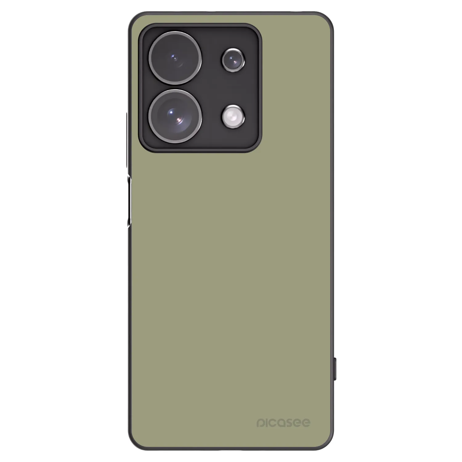 Picasee Xiaomi Redmi Note 13 Pro 4G Hülle - Schwarzes Silikon - Dewy Dawn