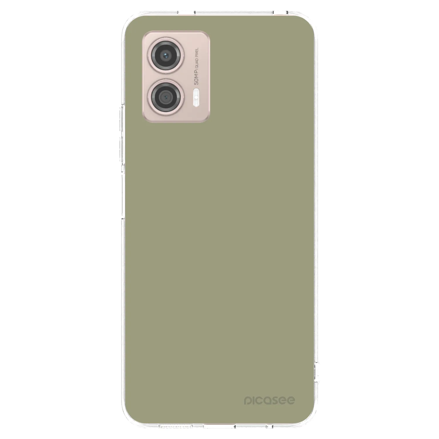 Picasee Motorola Moto G53 5G Hülle - Transparentes Silikon - Dewy Dawn